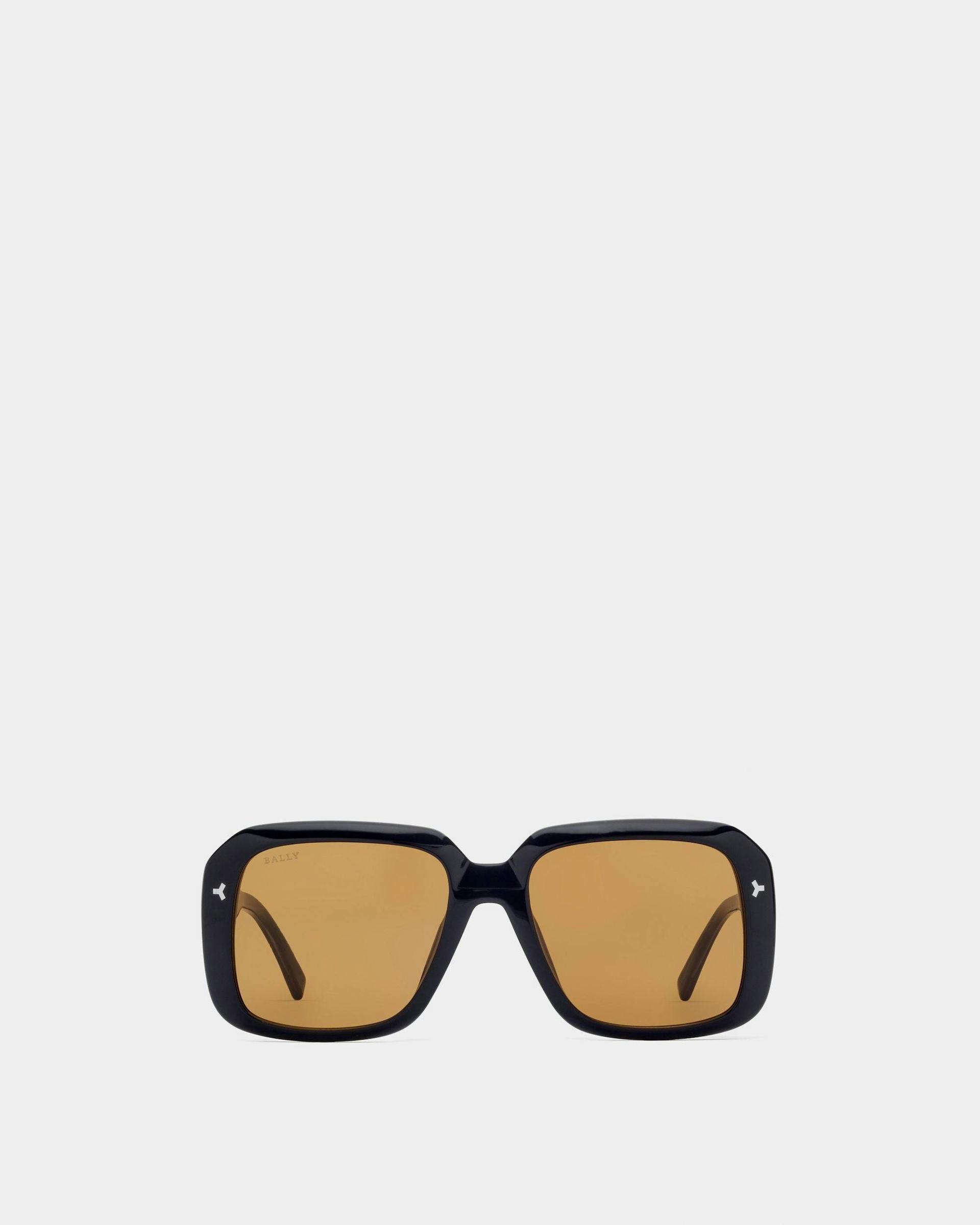Thun Acetate Sunglasses In Shiny Black - Men's - Bally - 01