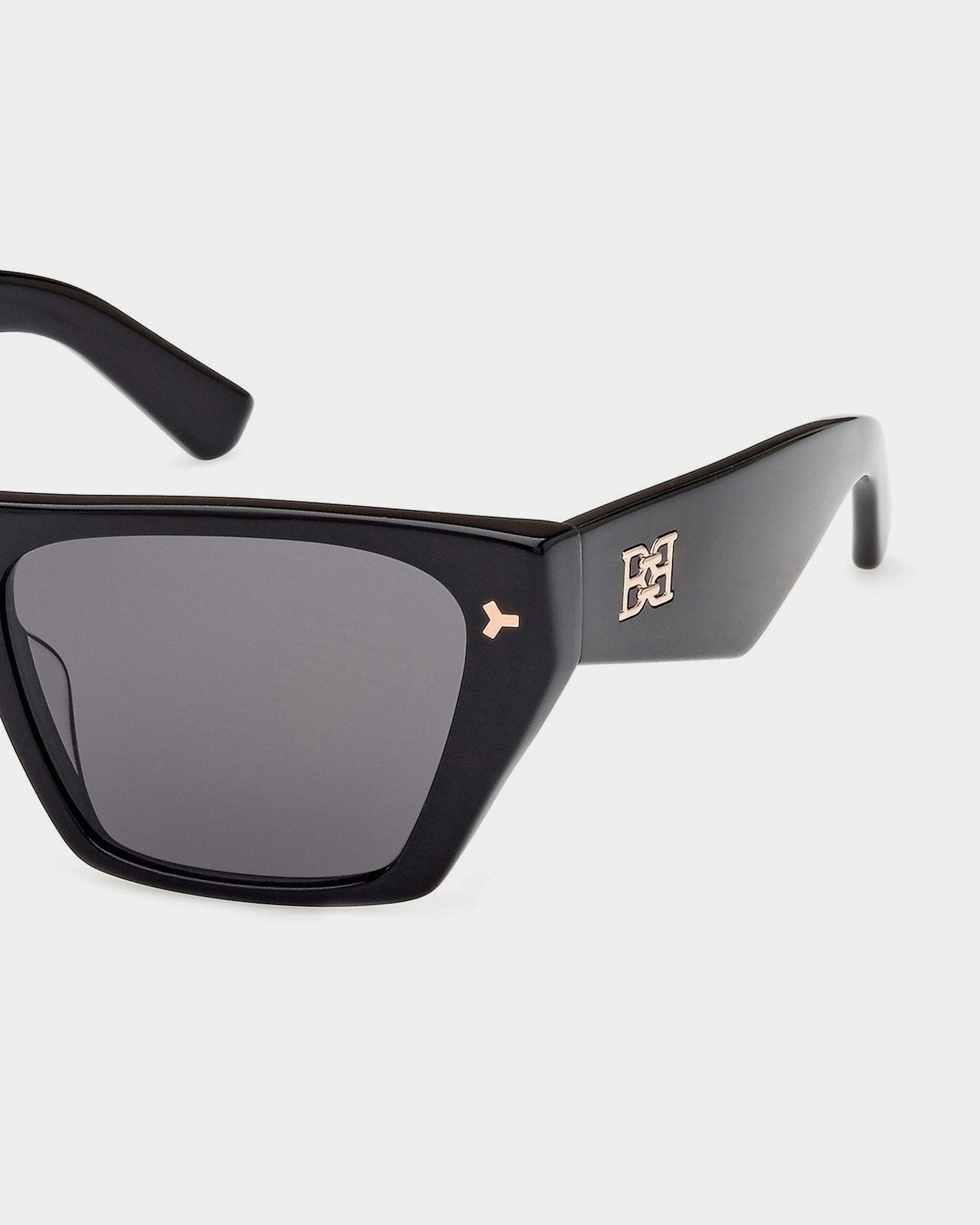 Ashley Geometric Full Rim Sunglasses In Black Plastic - Women's - Bally - 04