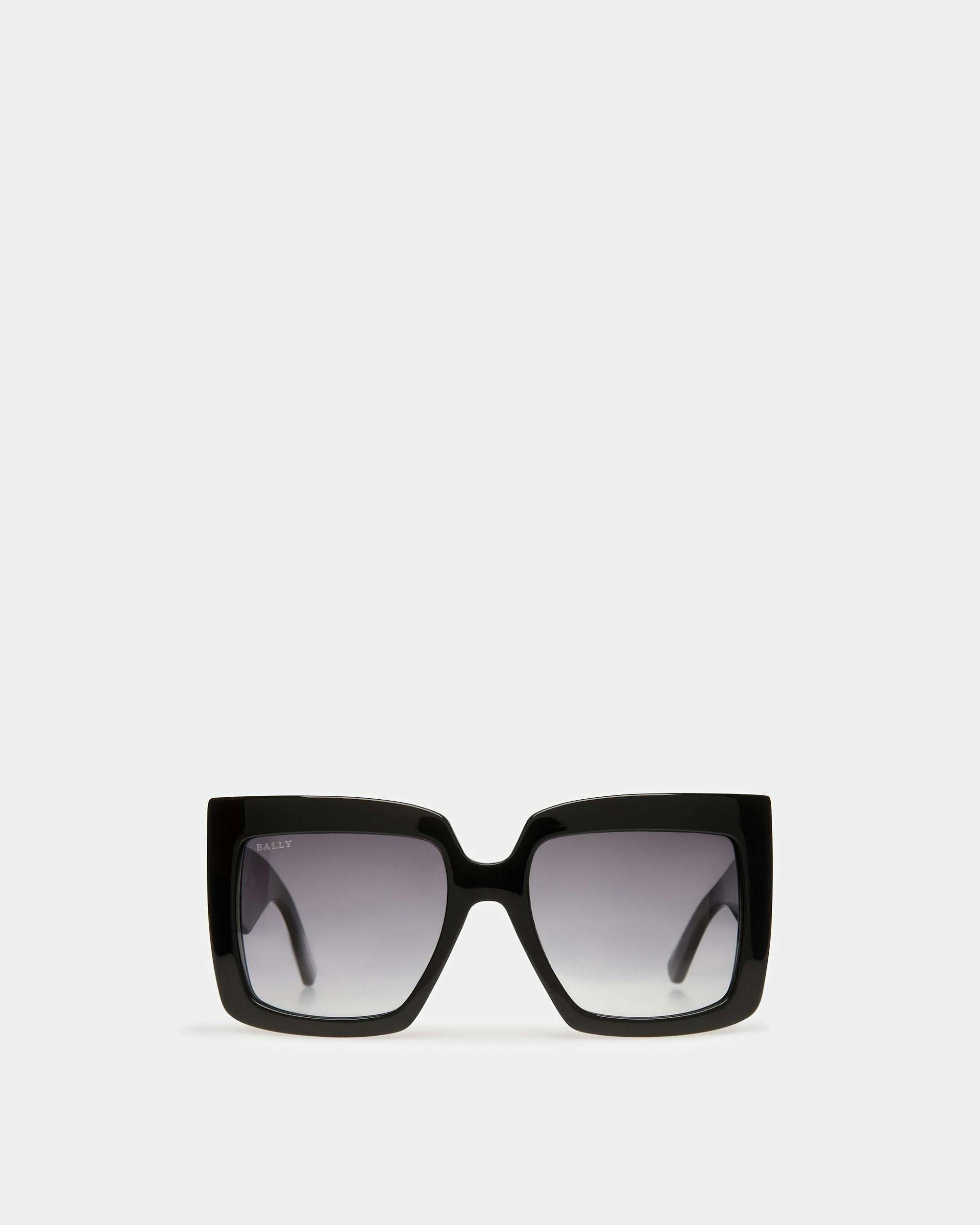 Carla Square Oversized Sunglasses In Black - Women's - Bally - 01