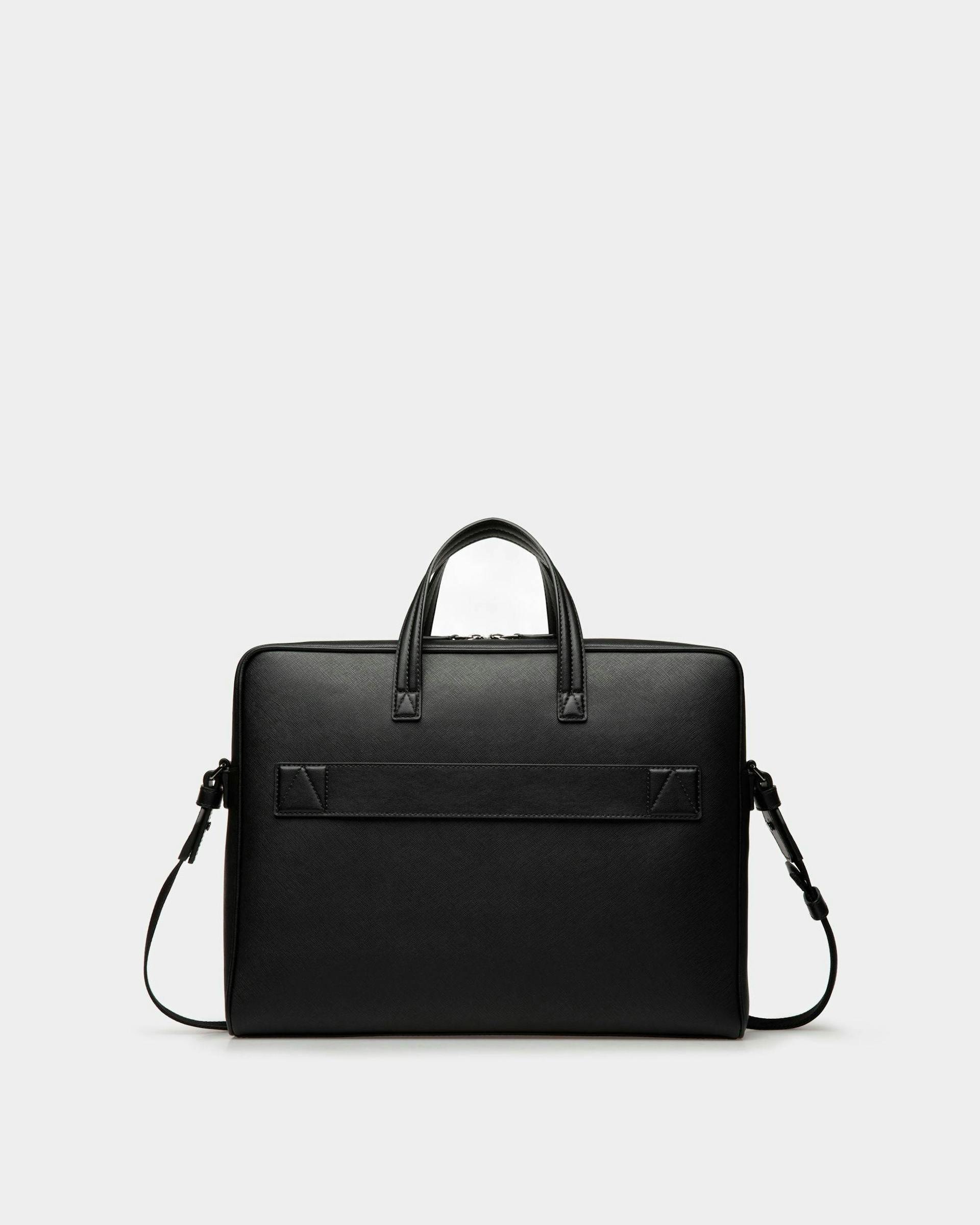 Mythos Business Bag In Black Leather - Men's - Bally - 03