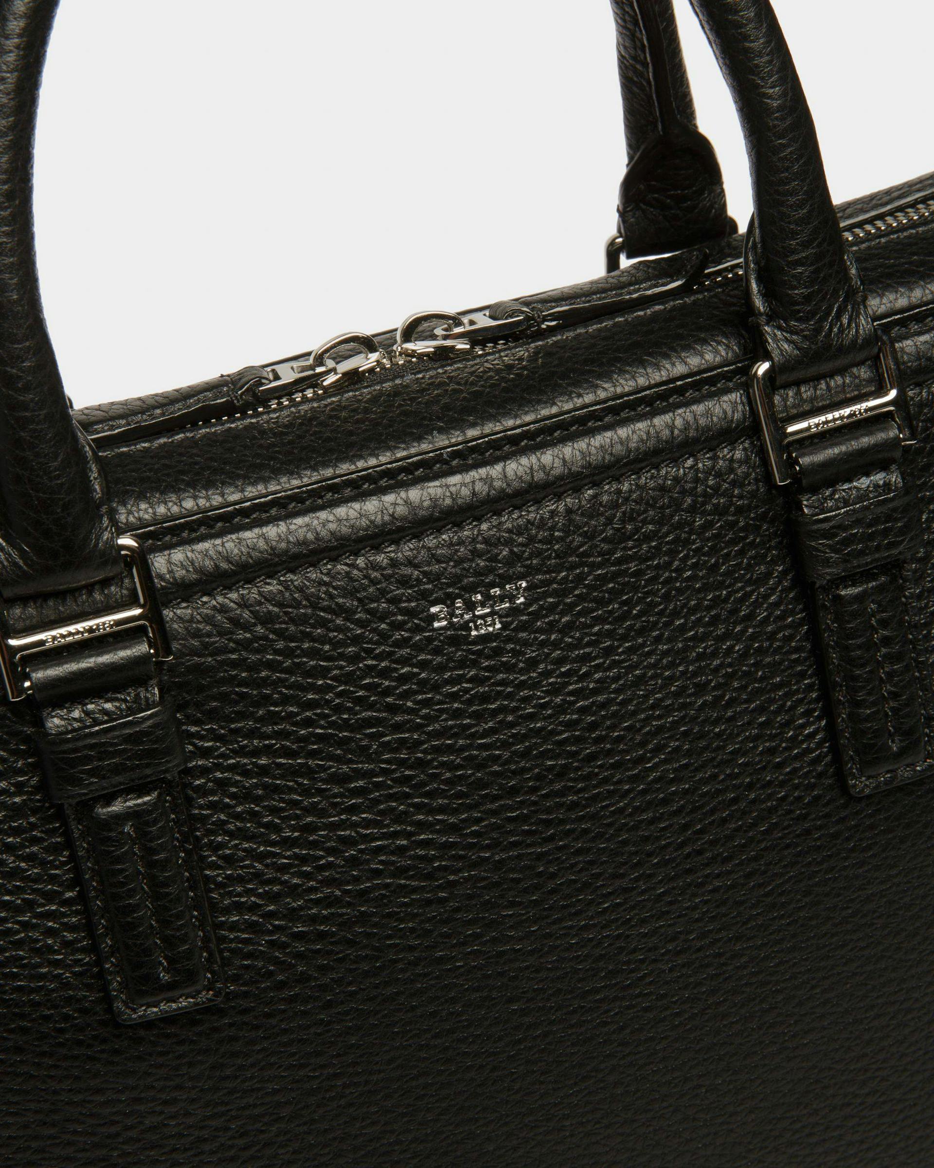 Sergy Leather Business Bag In Black - Men's - Bally - 05