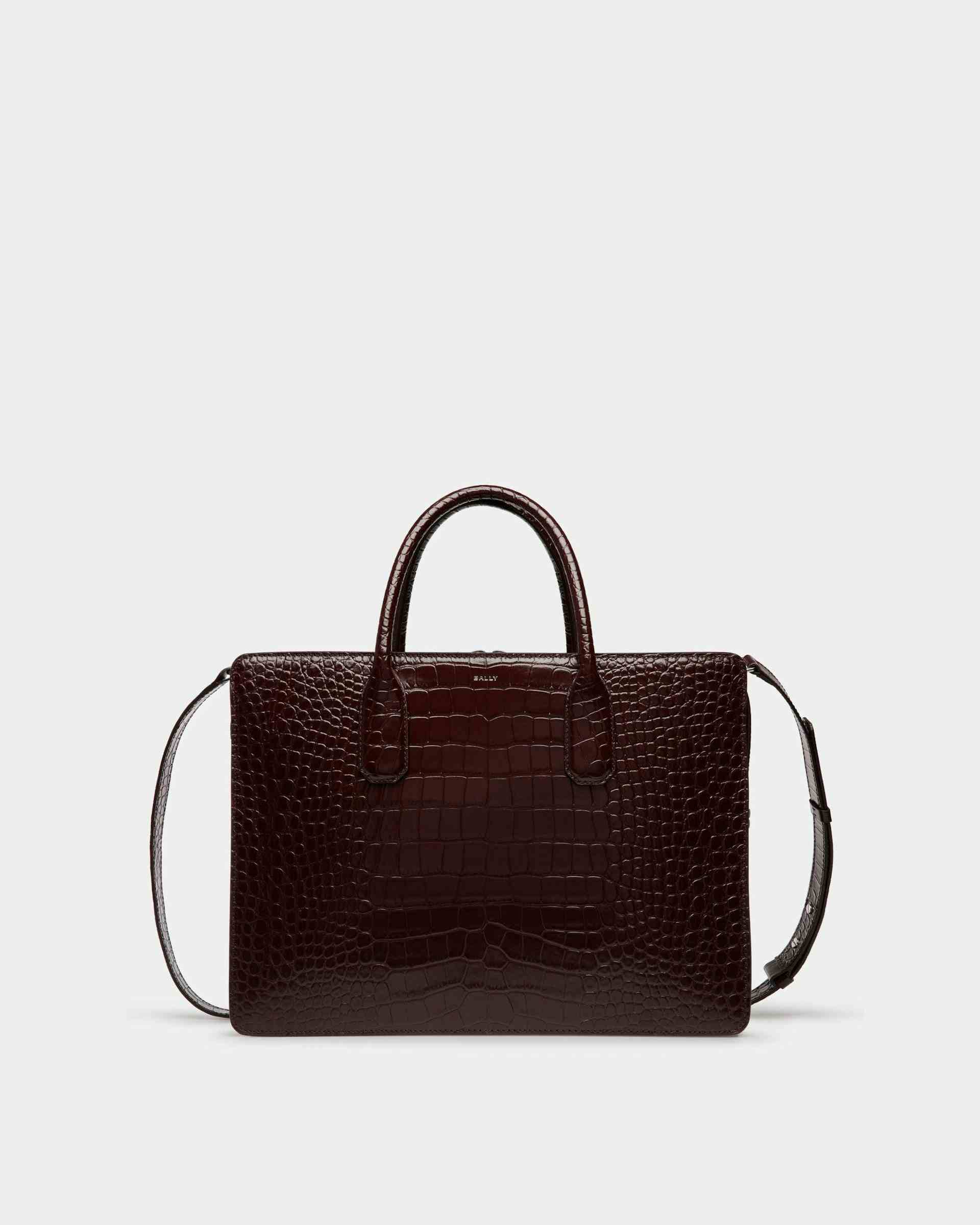 Banque Business Bag In Chablis Leather - Men's - Bally