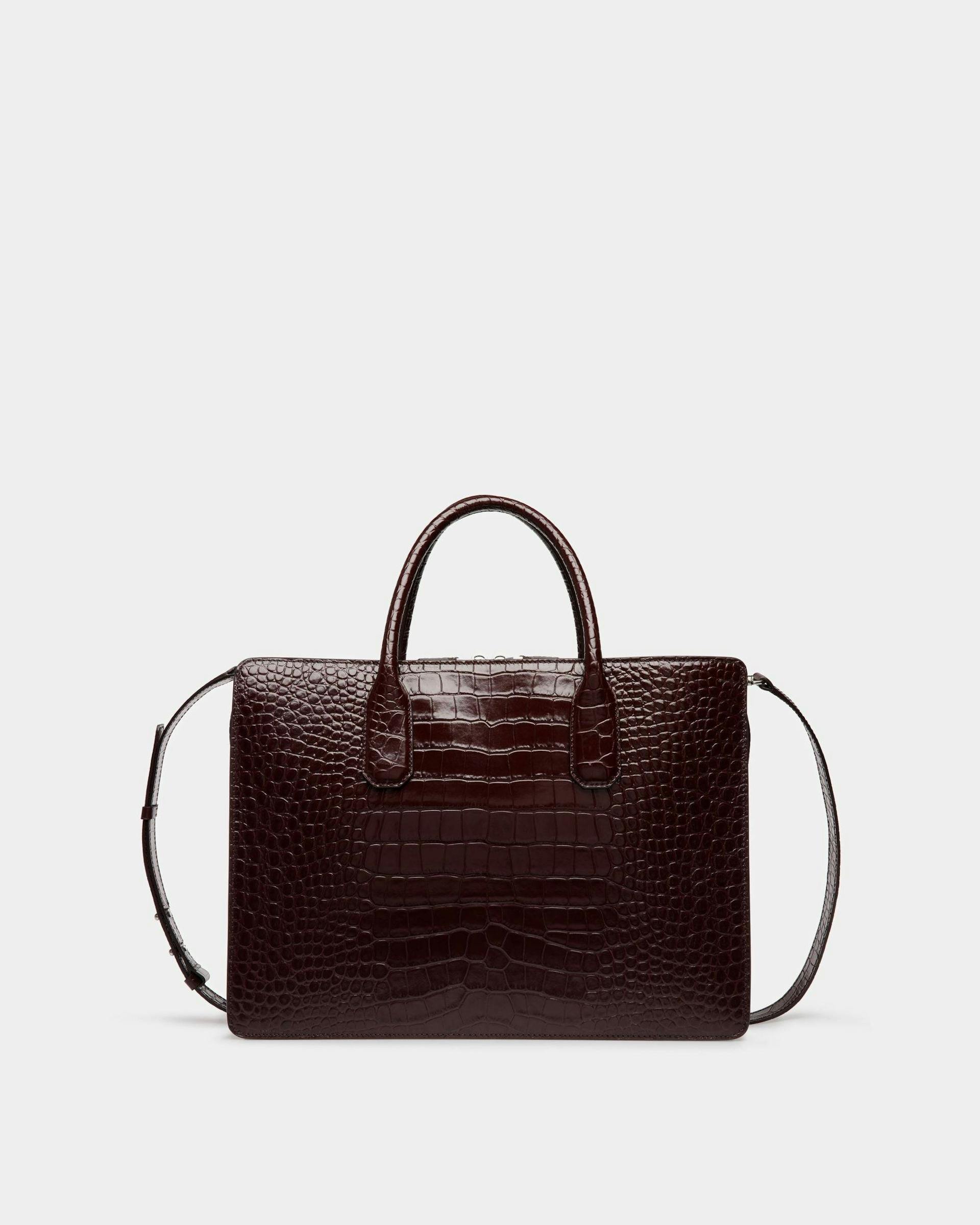Banque Business Bag In Chablis Leather - Men's - Bally - 02