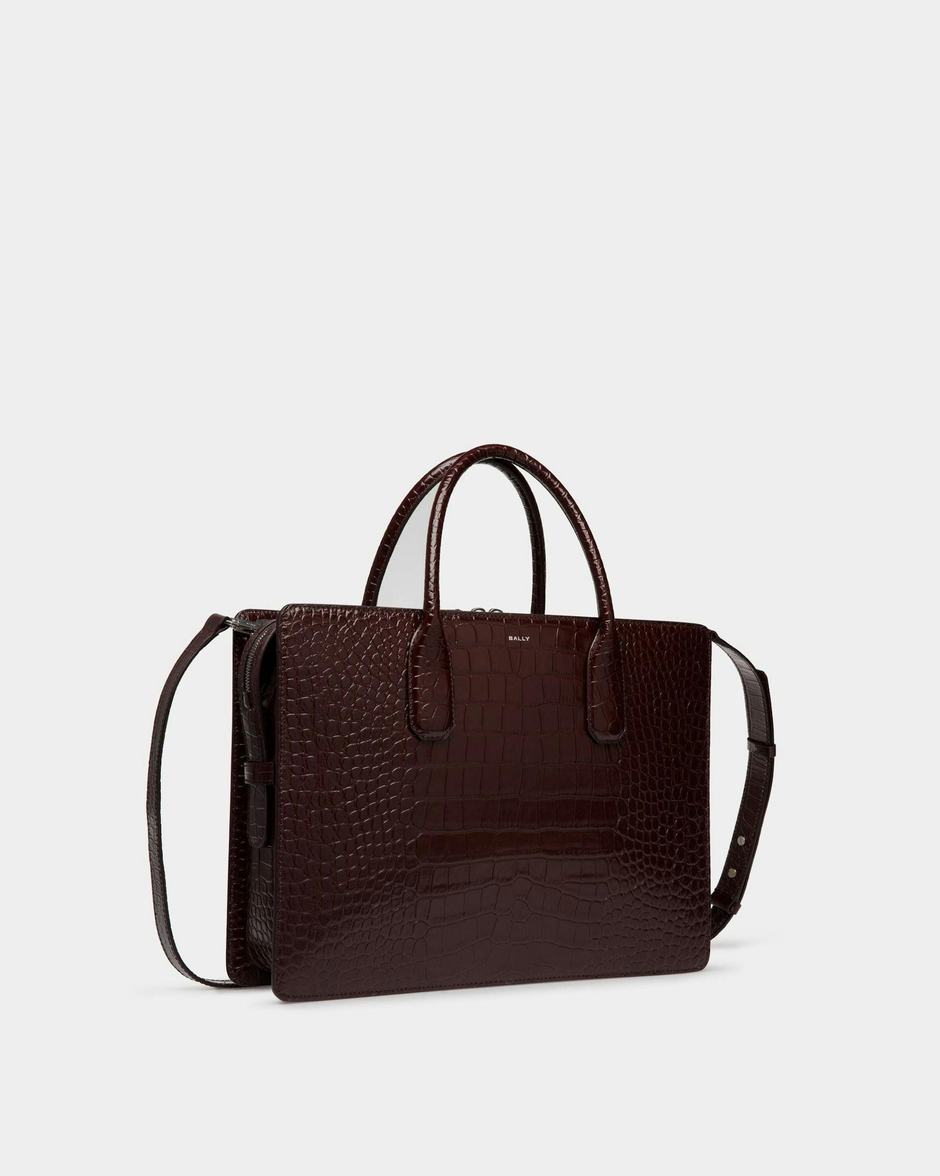 Banque Business Bag In Chablis Leather - Men's - Bally - 03