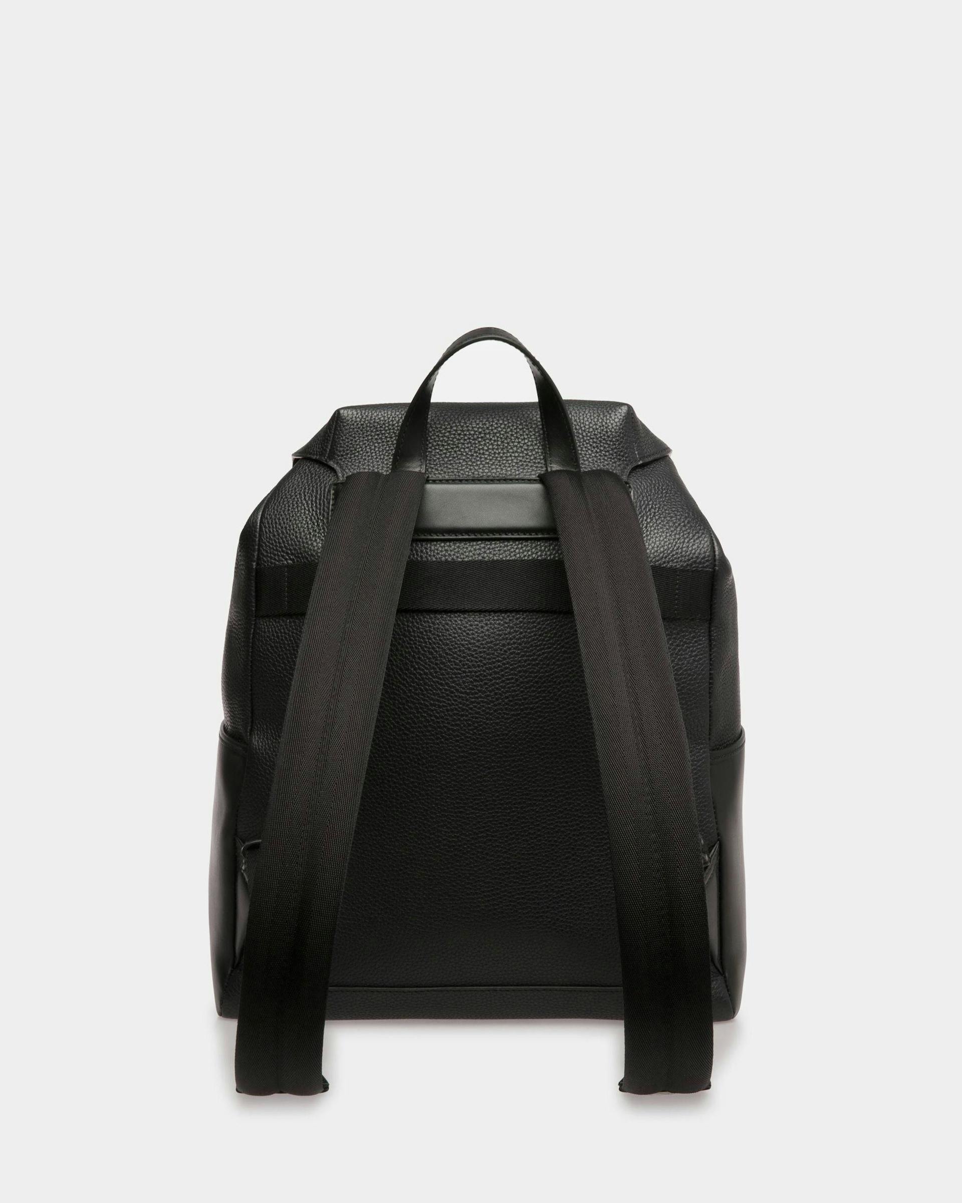 Lago Backpack In Black Leather - Men's - Bally - 03