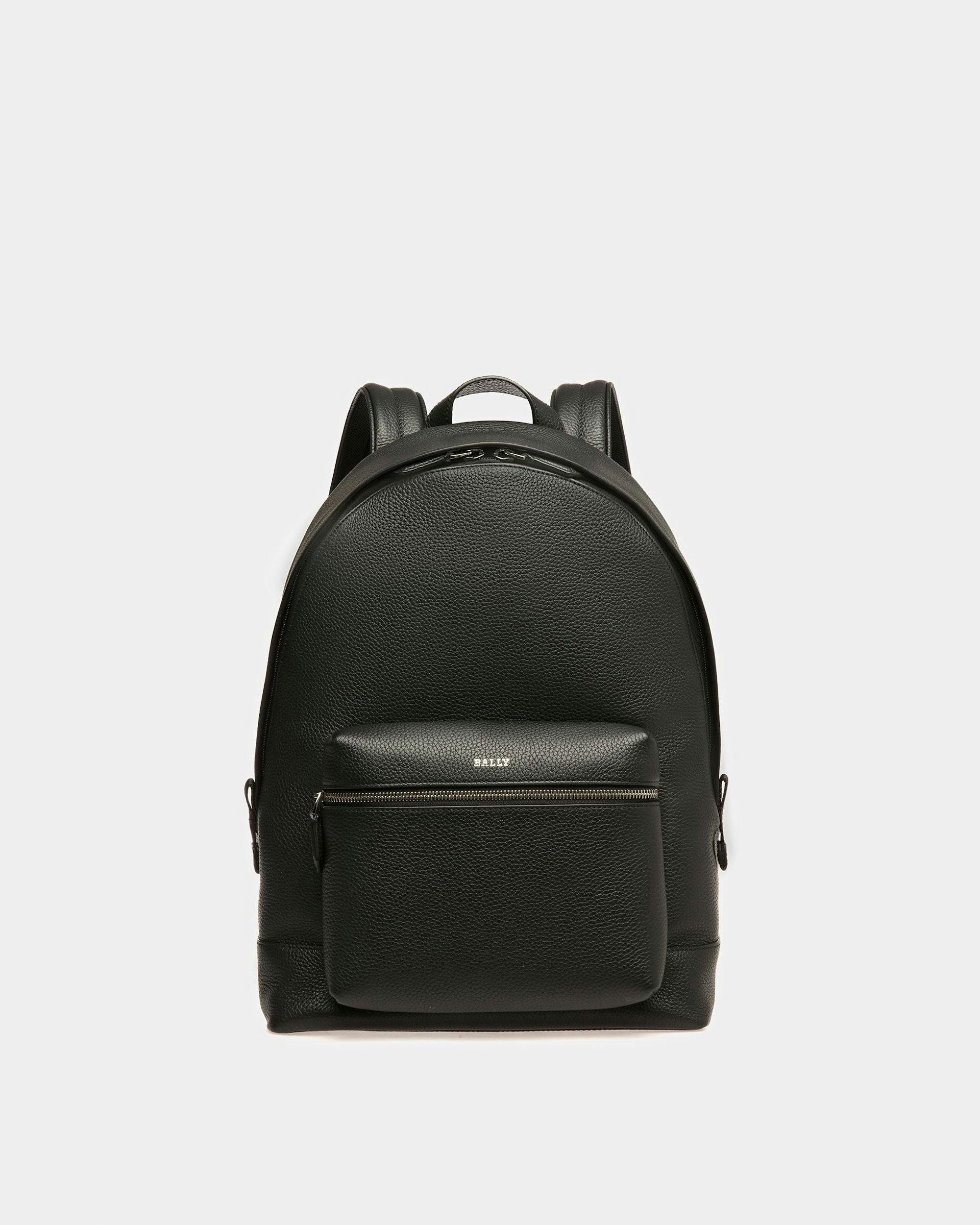 Harper Leather Backpack In Black - Men's - Bally - 01