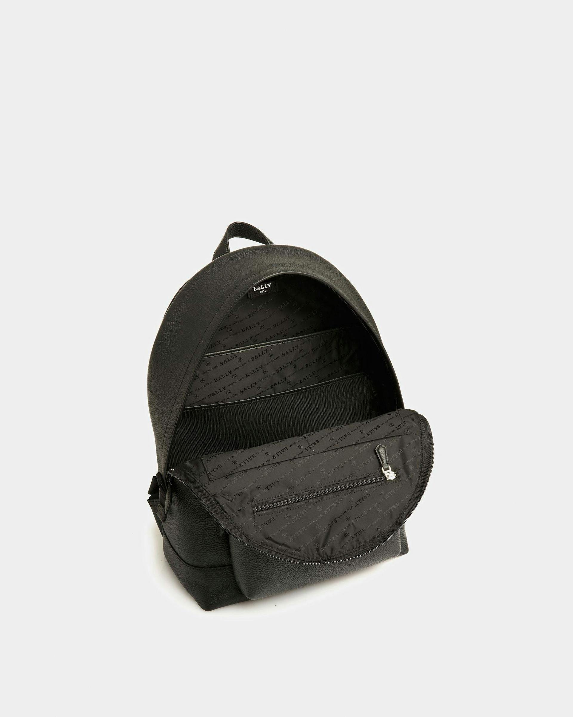 Harper Leather Backpack In Black - Men's - Bally - 02