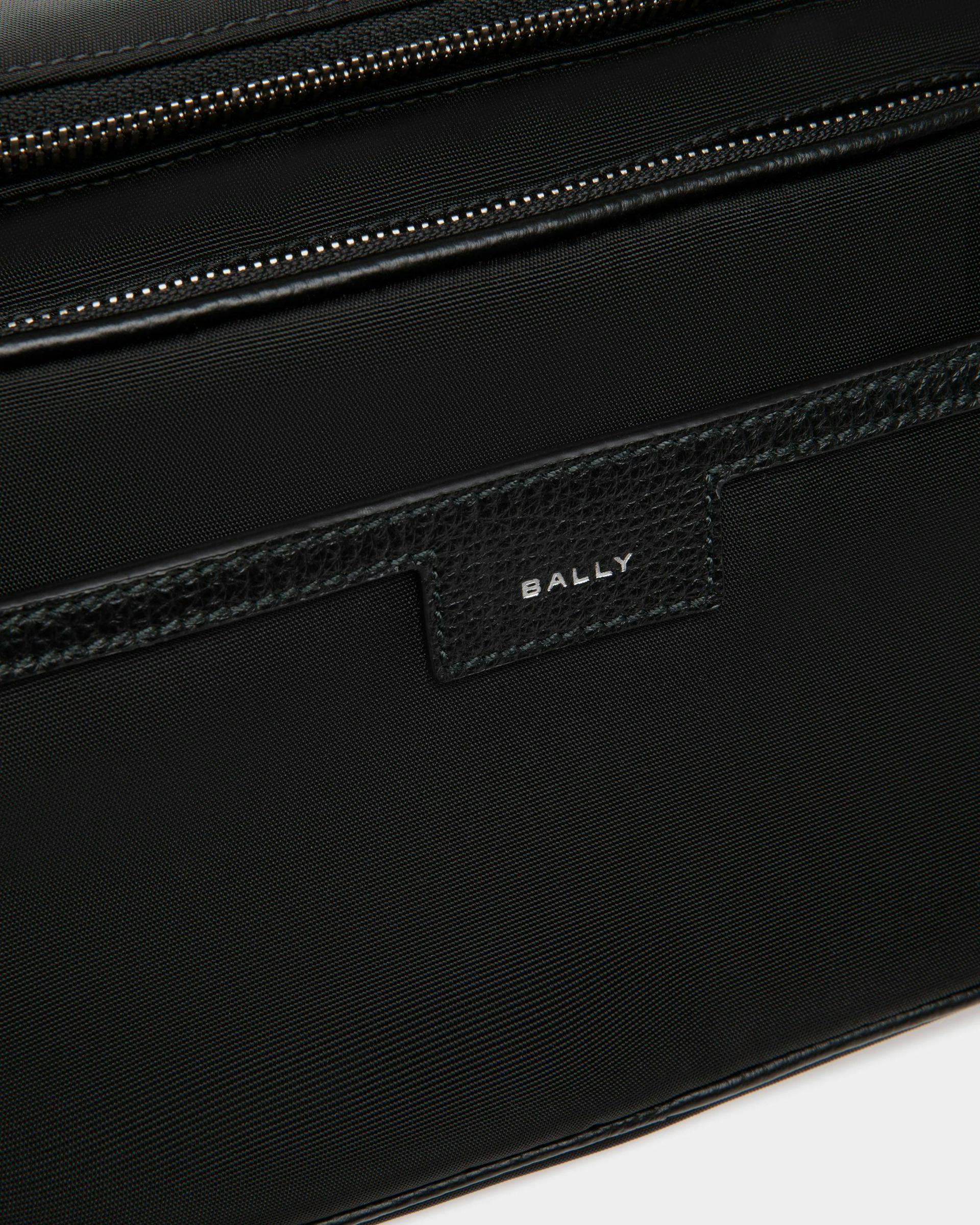 Men's Code Belt Bag in Black Nylon | Bally | Still Life Detail
