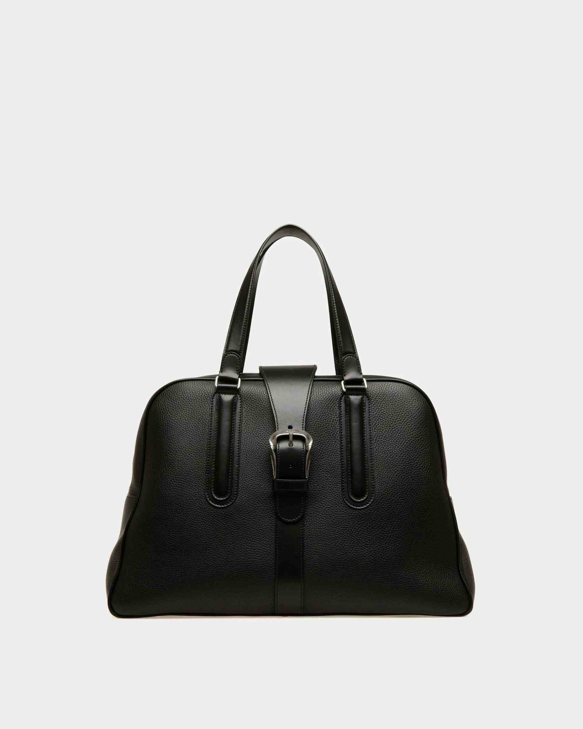 Bowling Bag In Black Leather - Men's - Bally