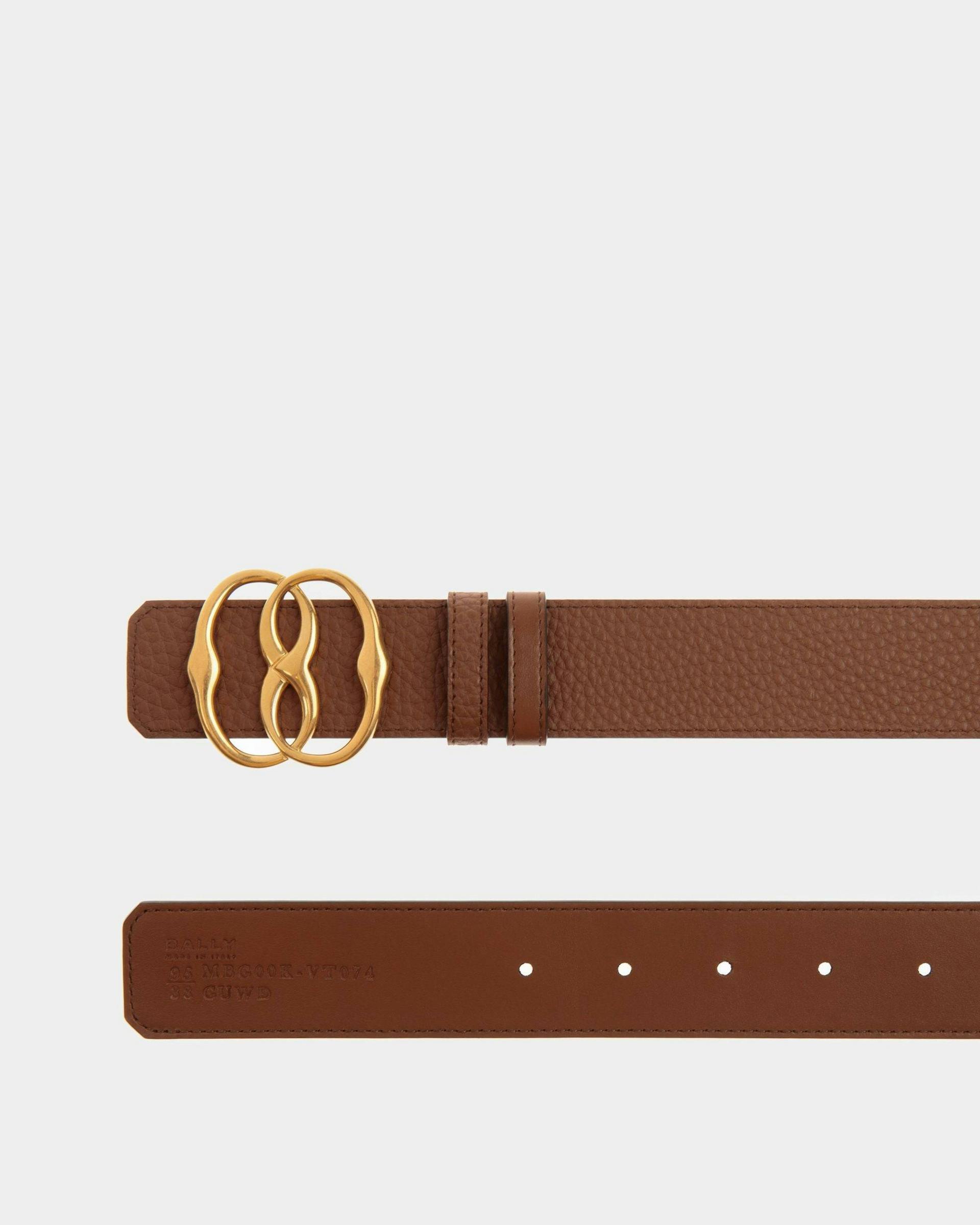 Bally Iconic 35mm Belt In Brown Leather - Men's - Bally - 02