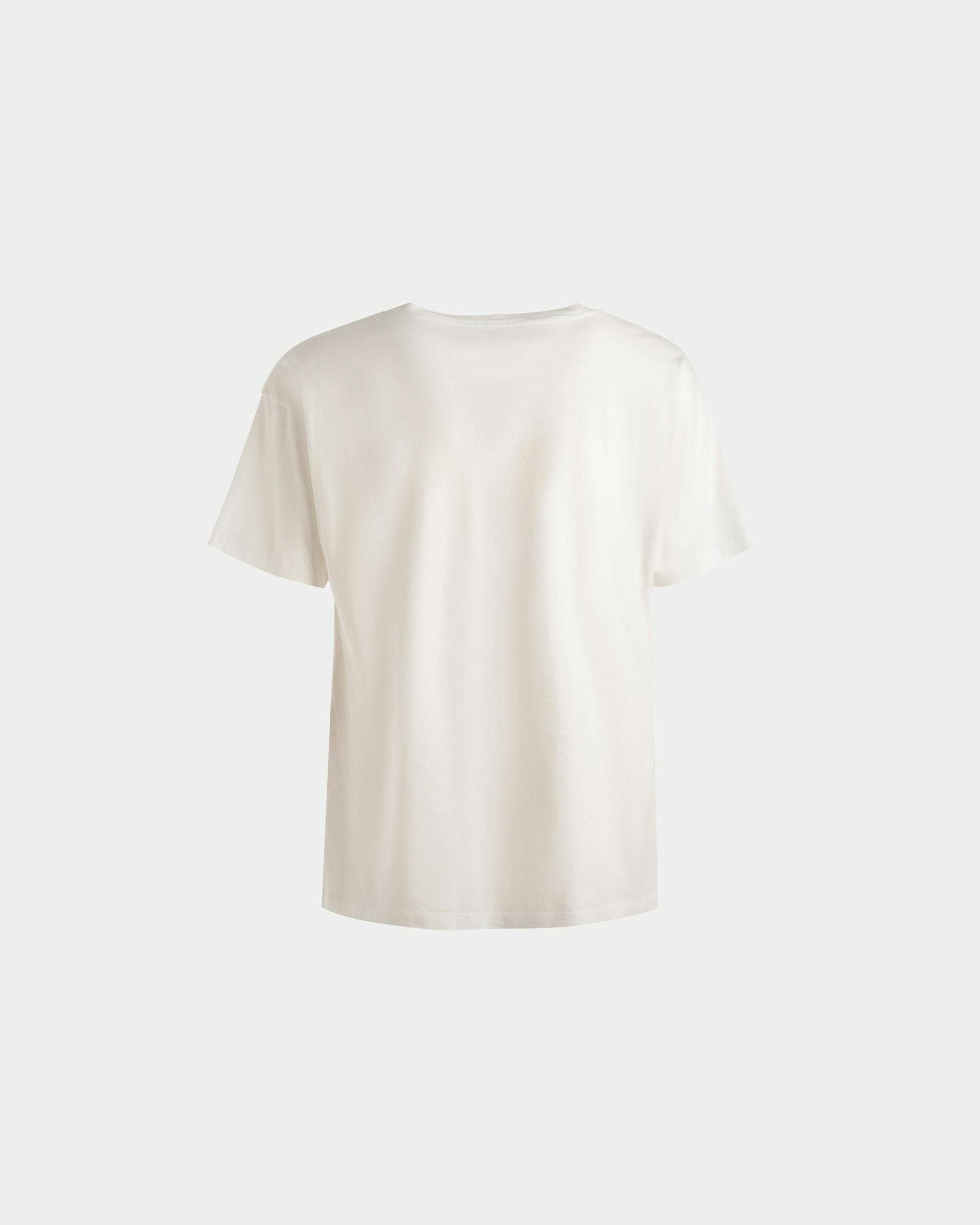 Printed T-Shirt In White Cotton - Men's - Bally - 07