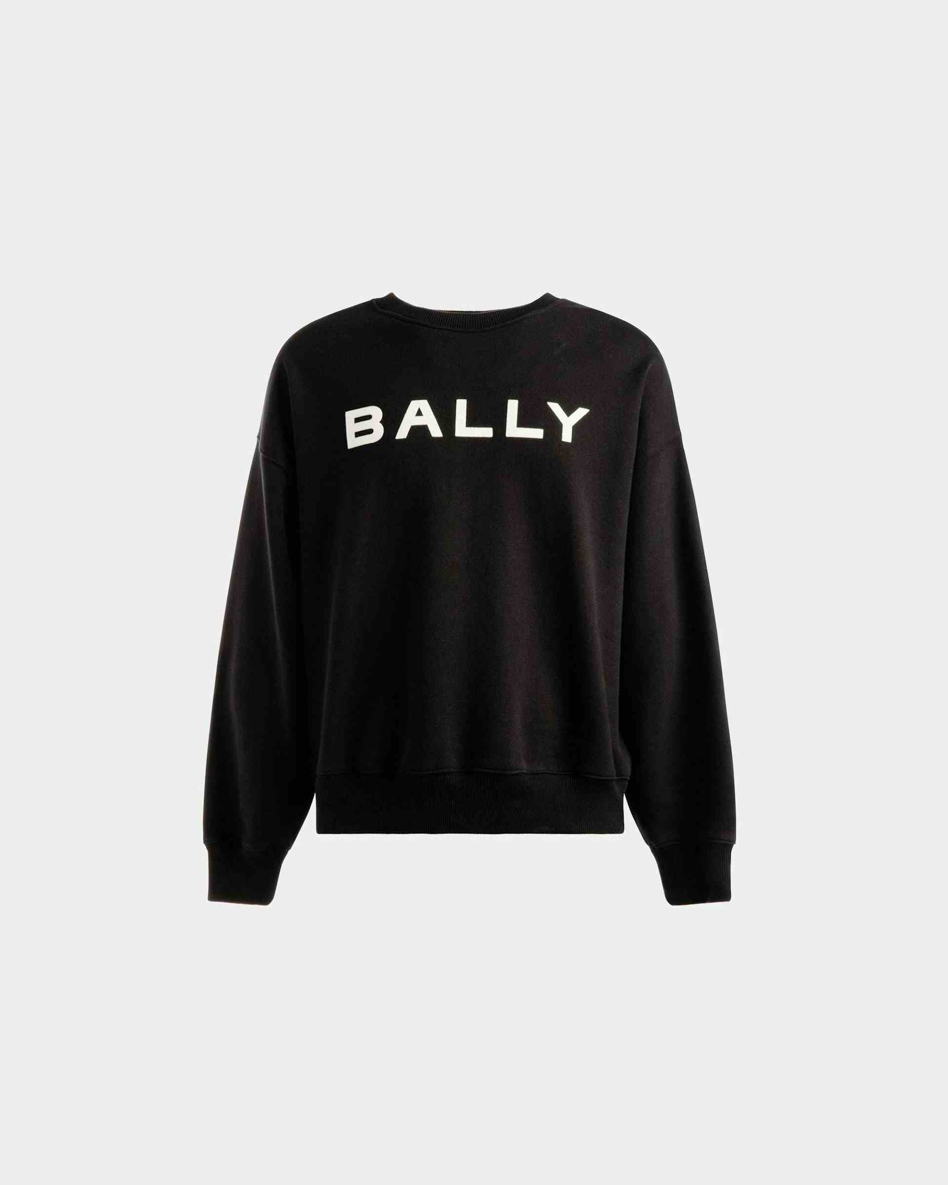 Logo Sweatshirt In Black Cotton - Men's - Bally
