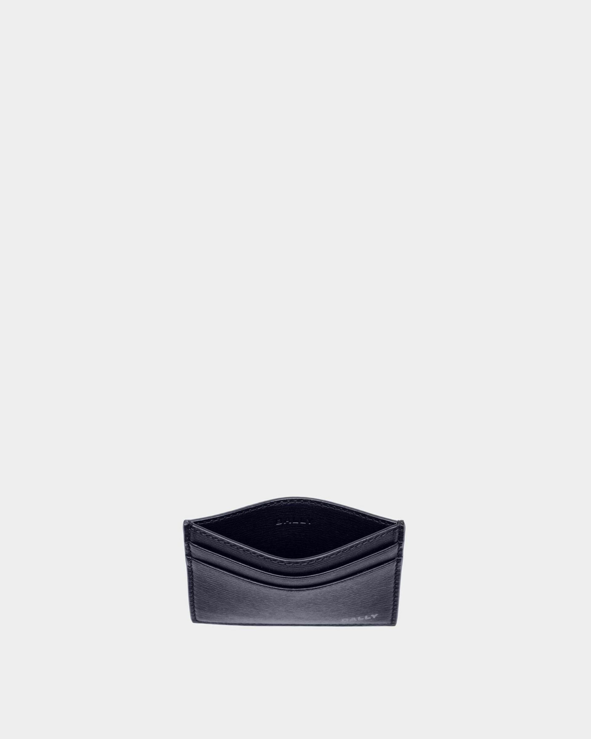 Crossing Card Holder In Midnight Leather - Men's - Bally - 03