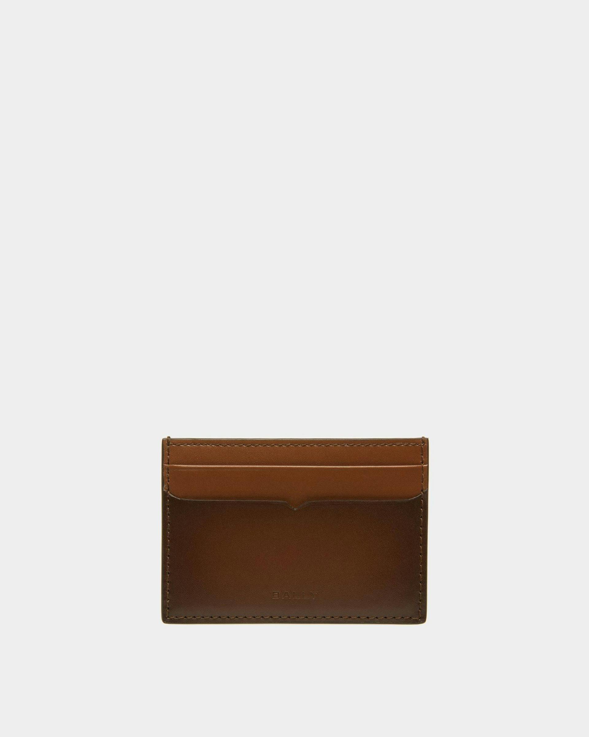 Speciale Card Holder In Brown Leather - Men's - Bally - 01