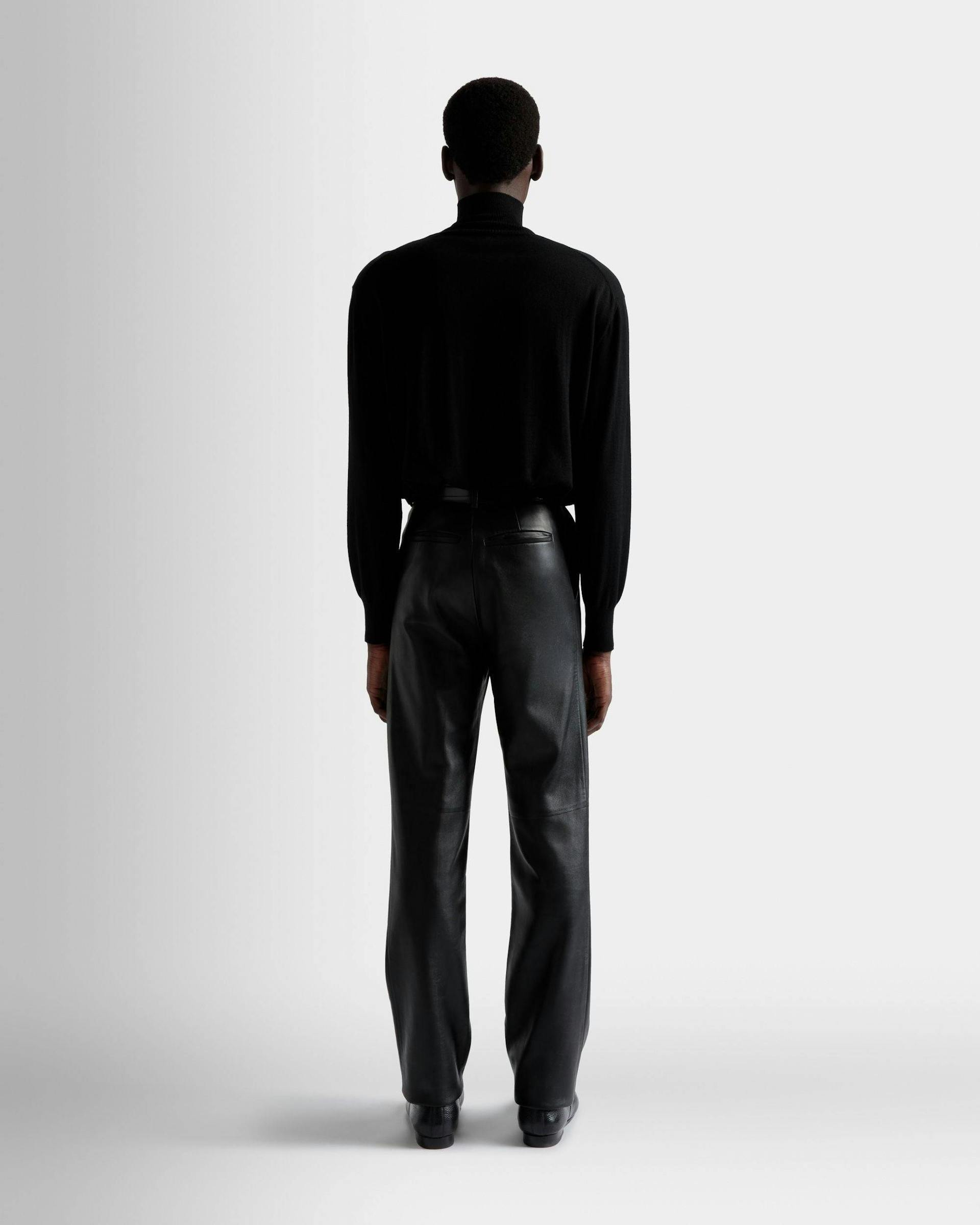 Leather Trousers In Black Leather - Men's - Bally - 06
