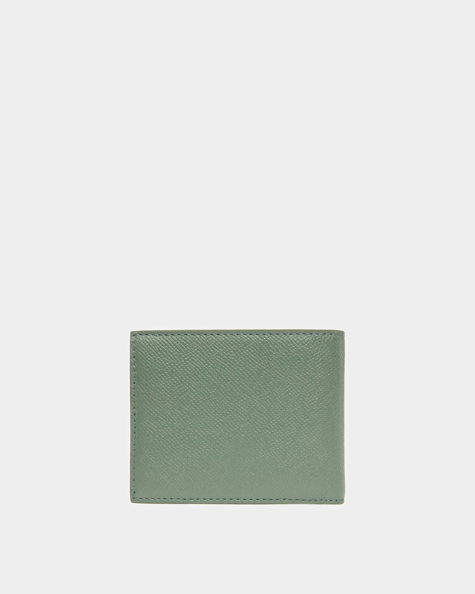 Bollen Leather Wallet In Sage And Black - Men's - Bally - 02