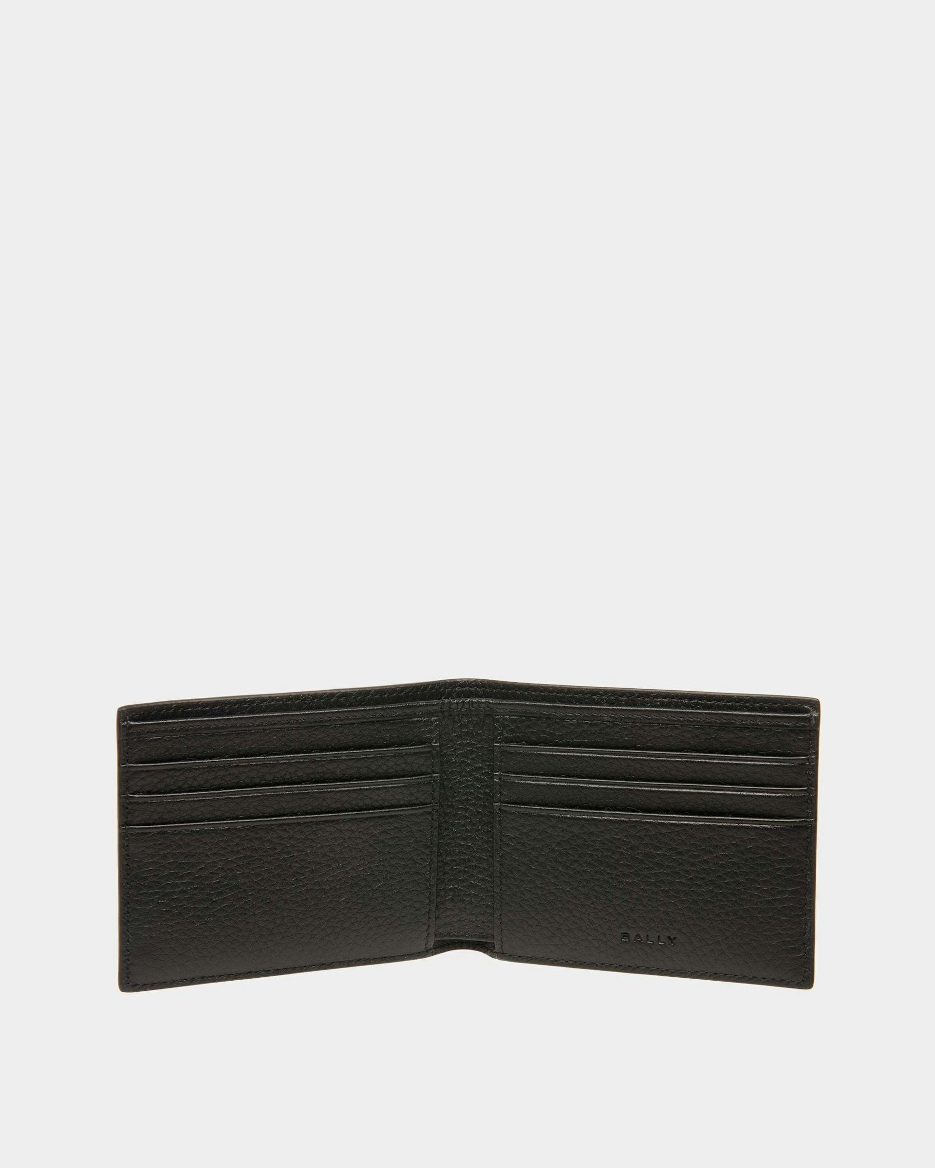 Ribbon Wallet In Black Leather - Men's - Bally - 03