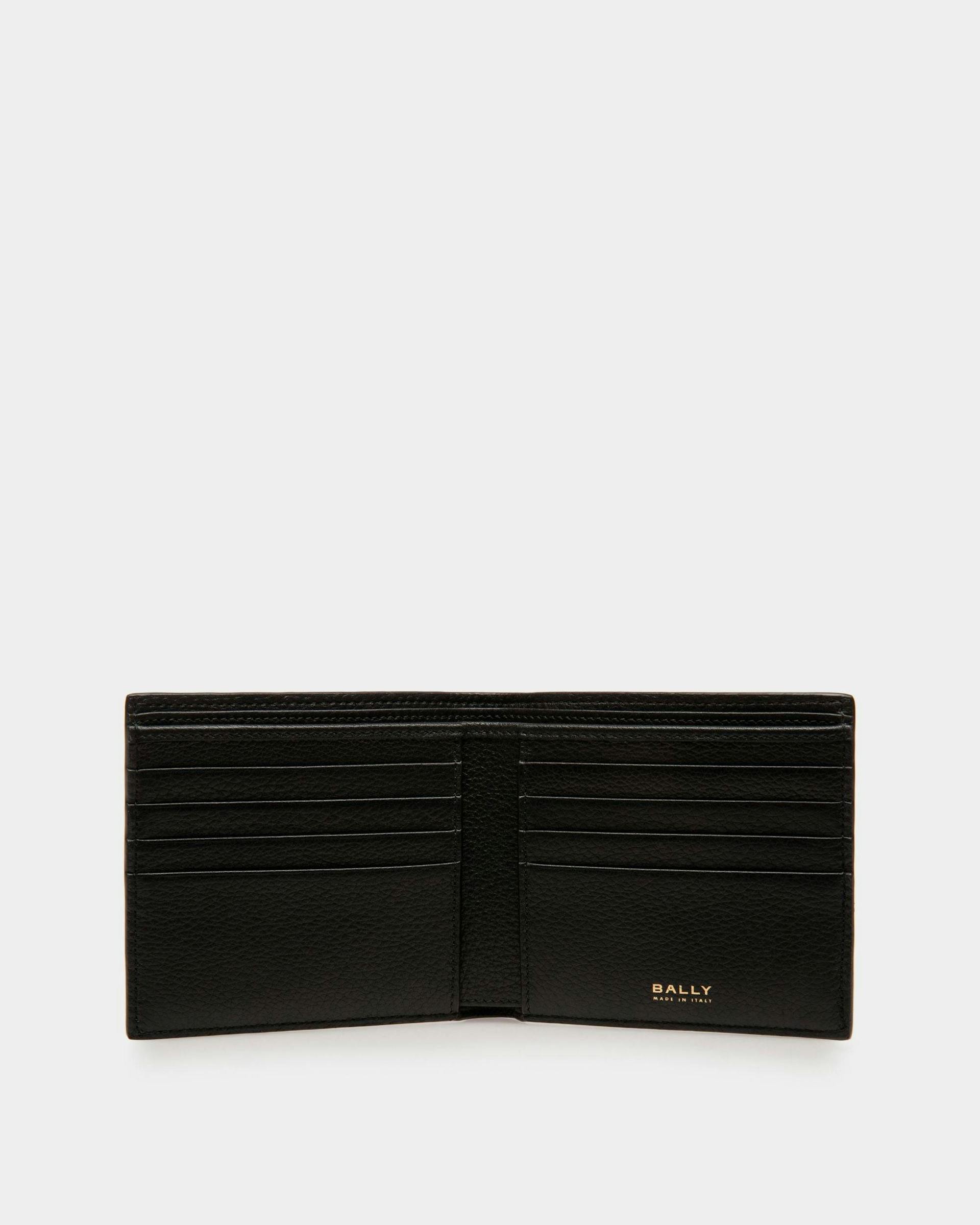 Bifold 8 CC Wallet In Black Leather - Men's - Bally - 03