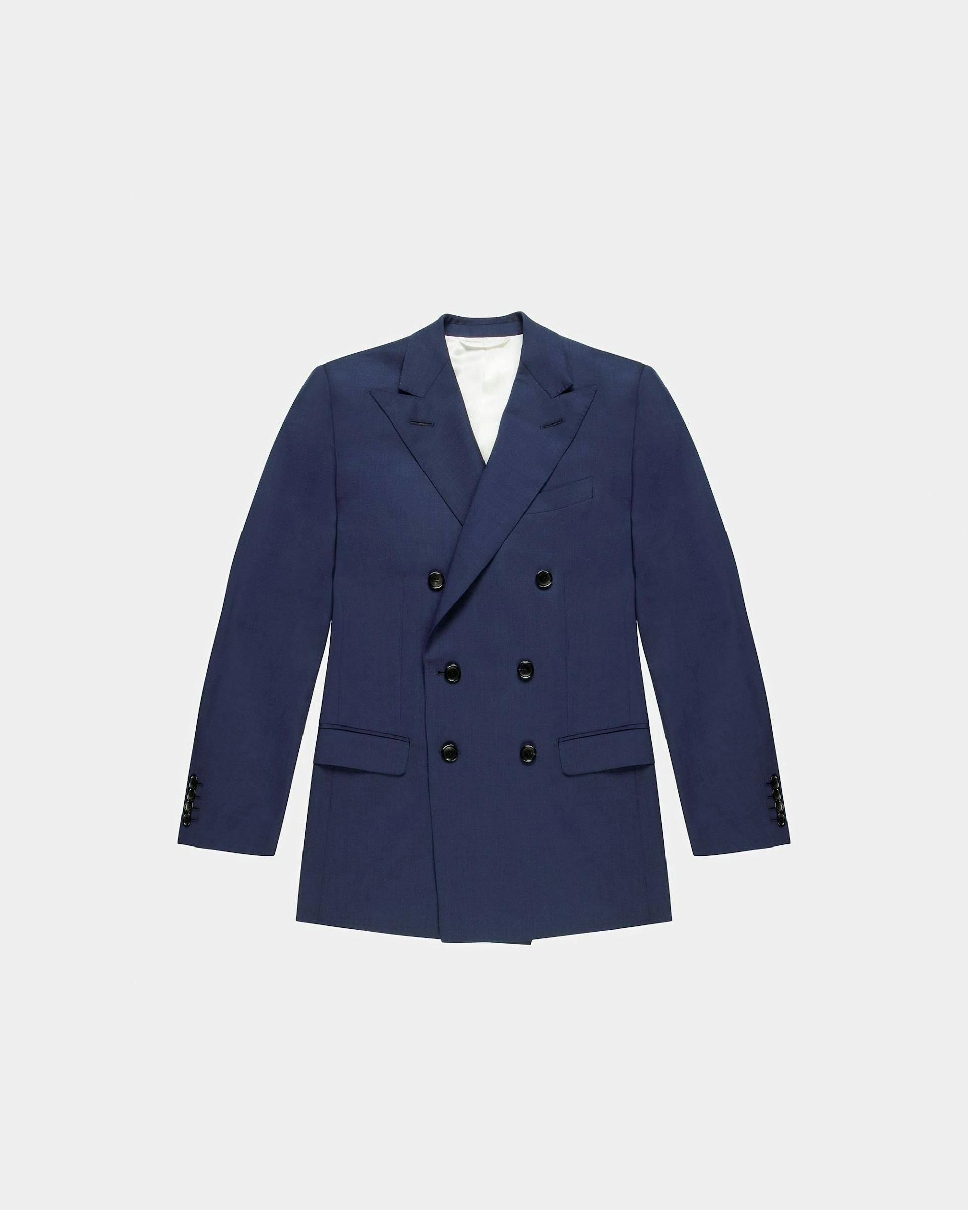 Wool Mix Double Breasted Jacket - Bally