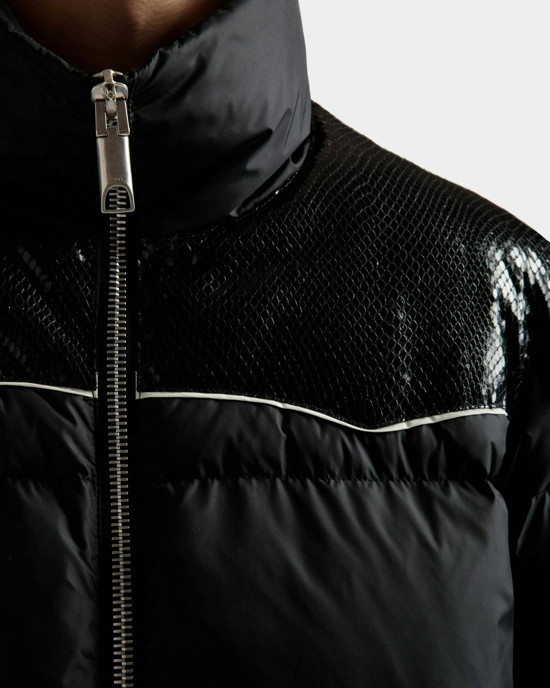 Puffer Jacket In Black Nylon - Men's - Bally - 03