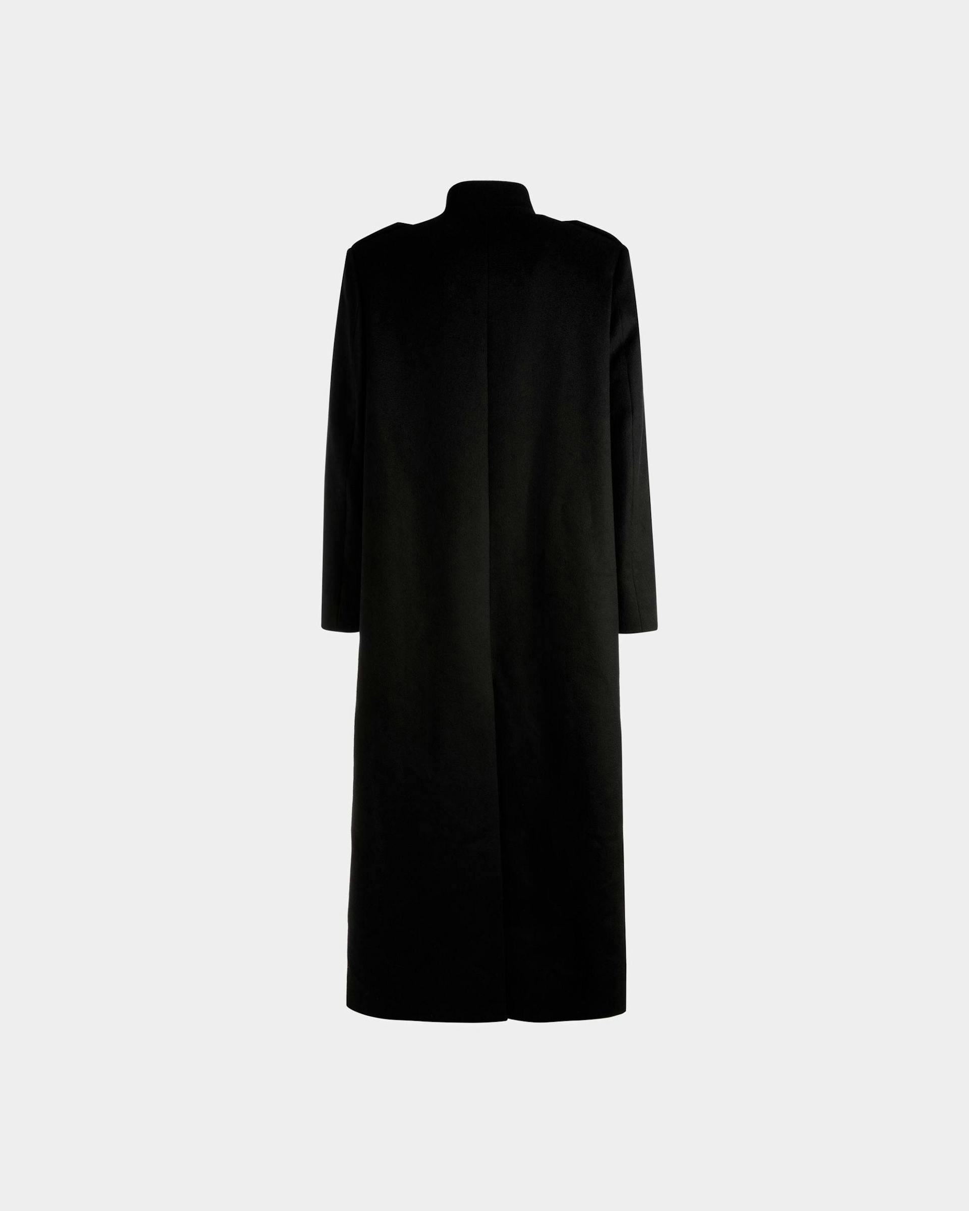 Long Utility Coat In Black Wool - Men's - Bally - 07