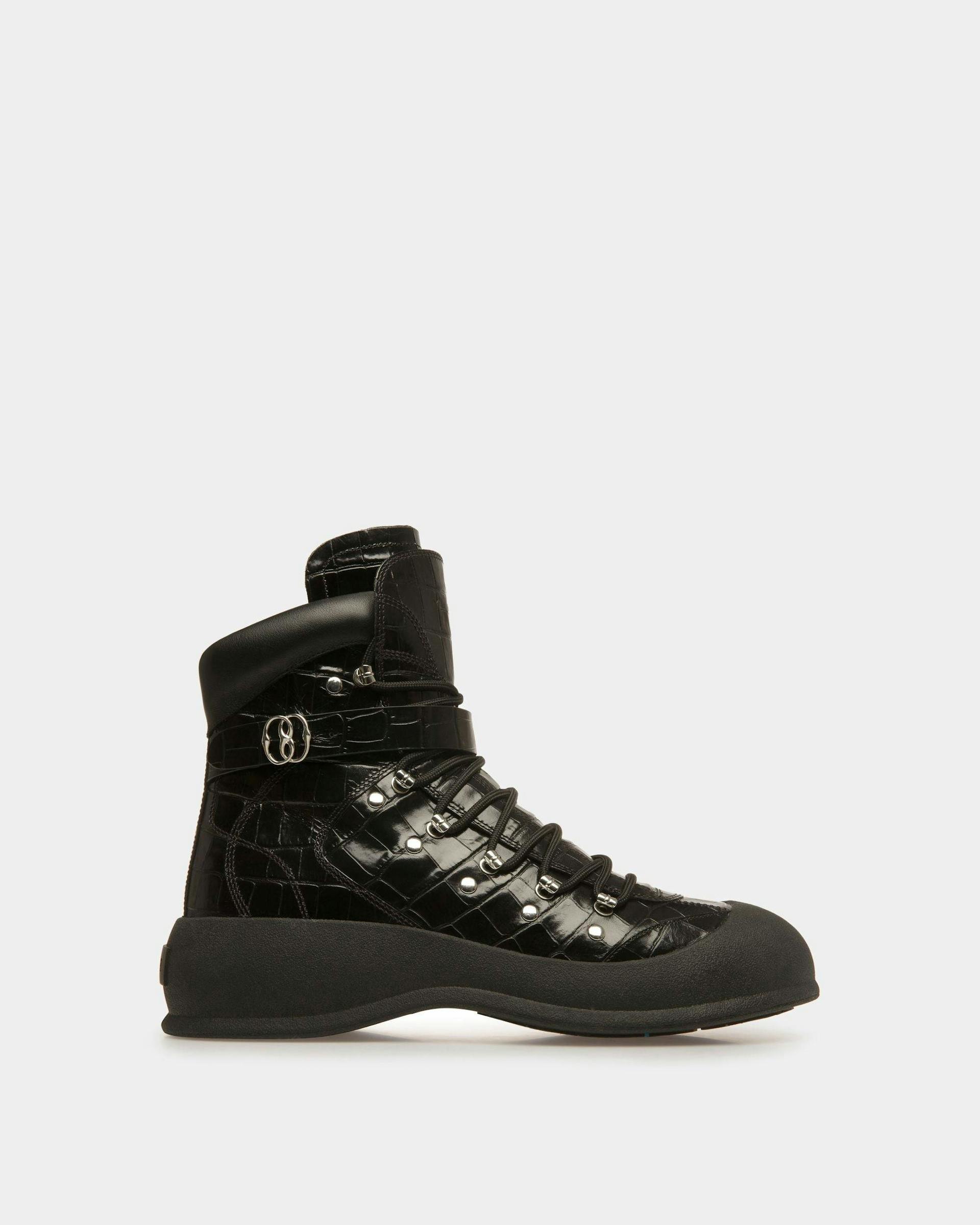 Frei Snow Boots In Black Leather - Men's - Bally - 01