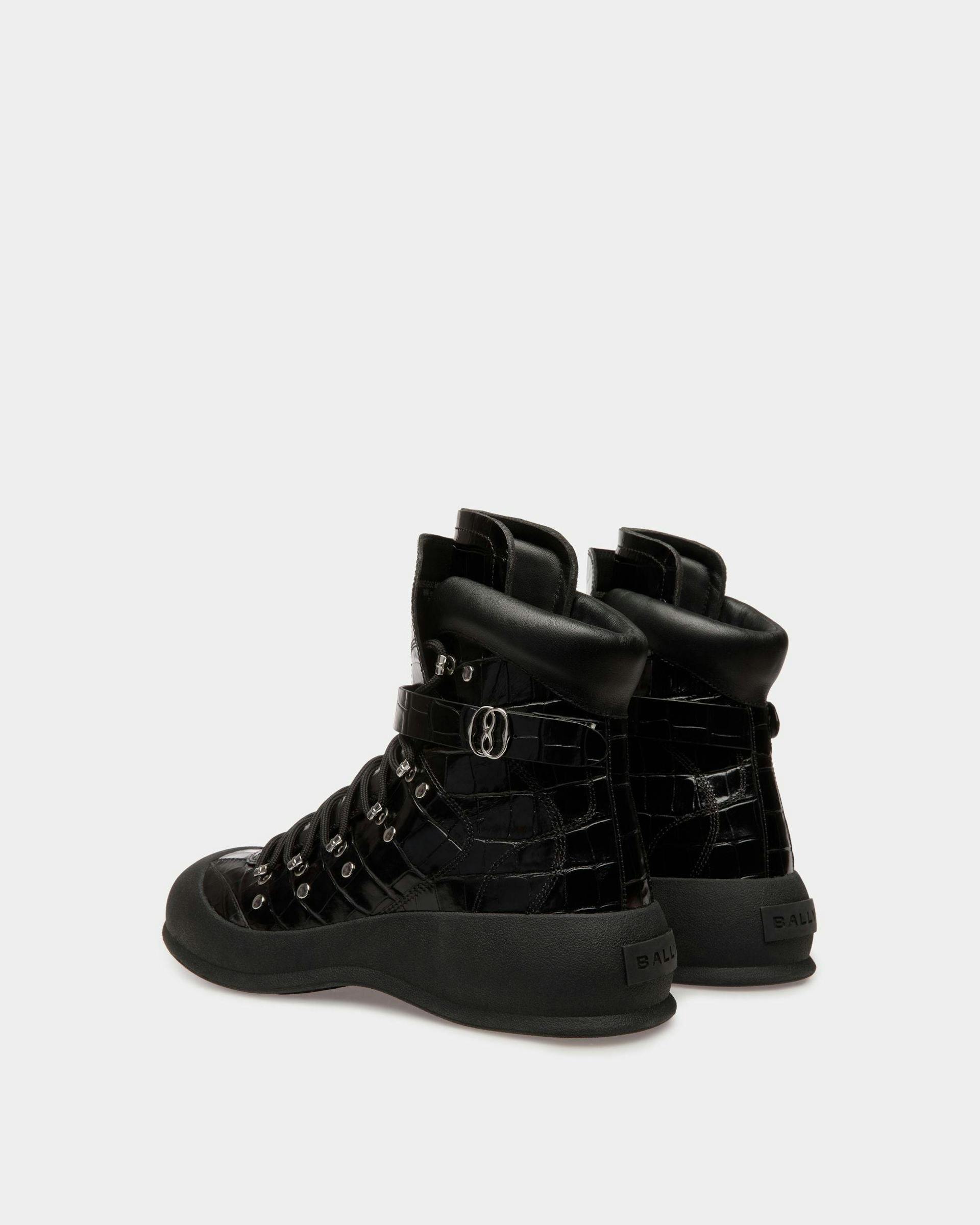 Frei Snow Boots In Black Leather - Men's - Bally - 04