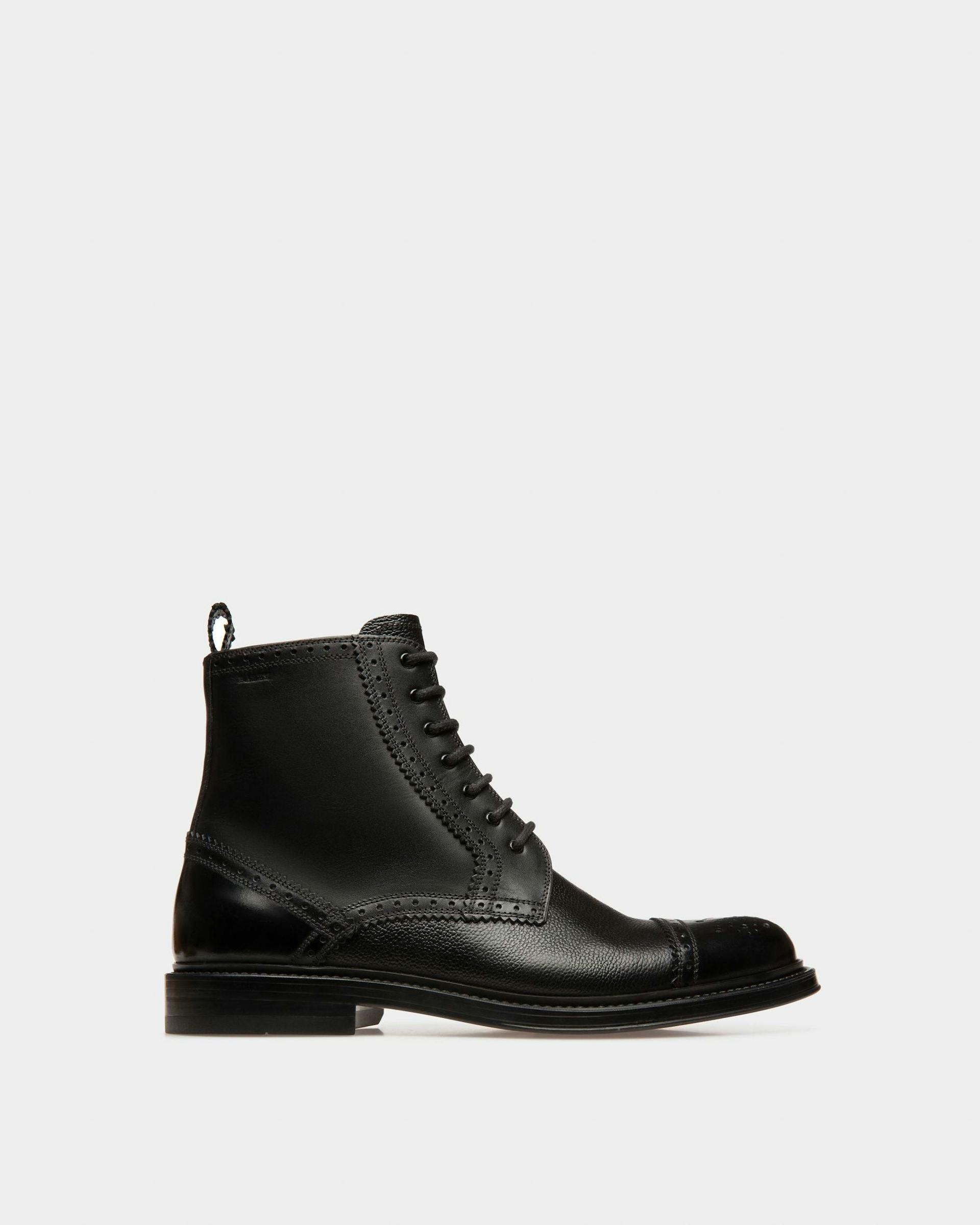 Nicoldon Leather Boots In Black - Men's - Bally - 01