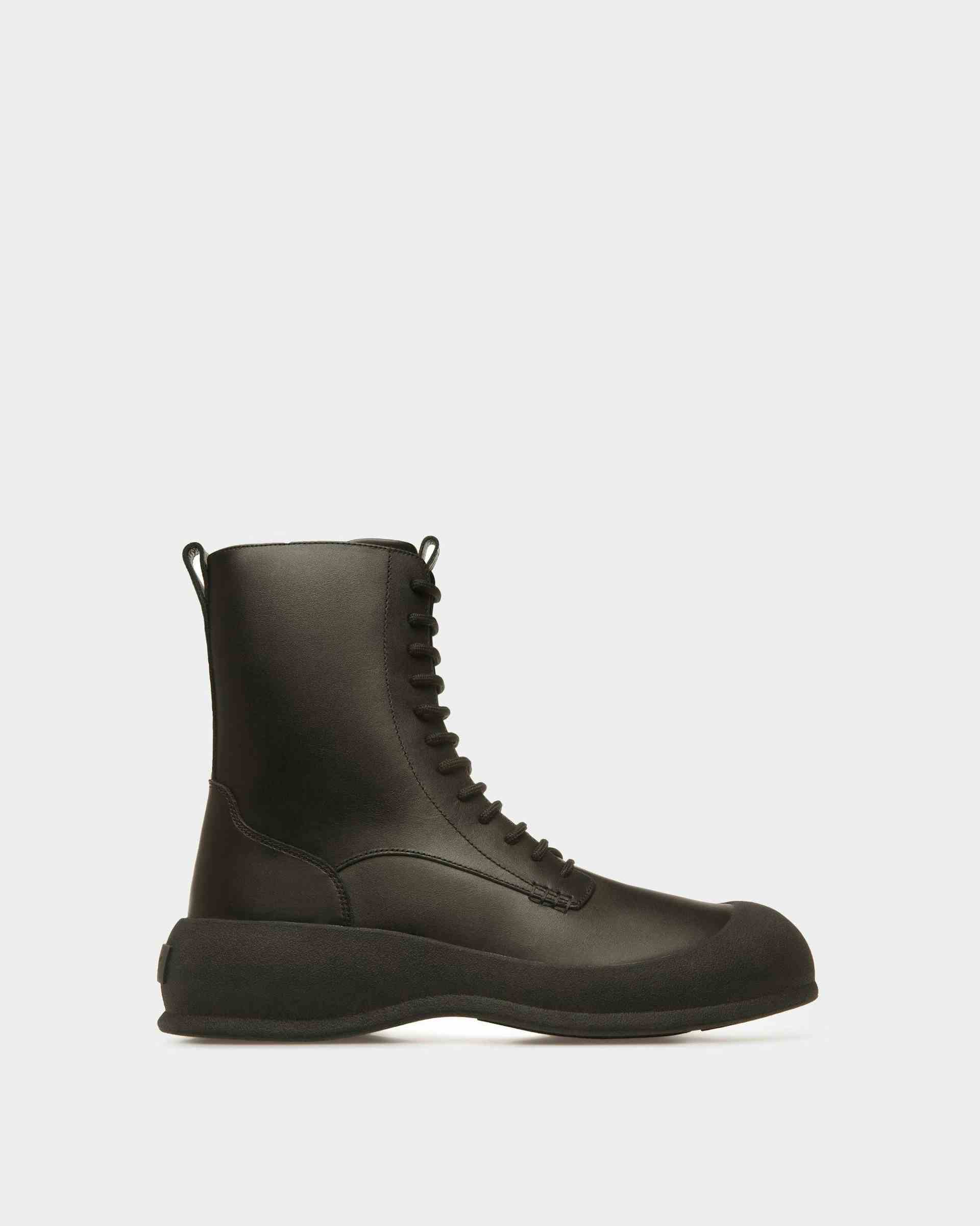 Frei Snow Boots In Black Leather - Men's - Bally