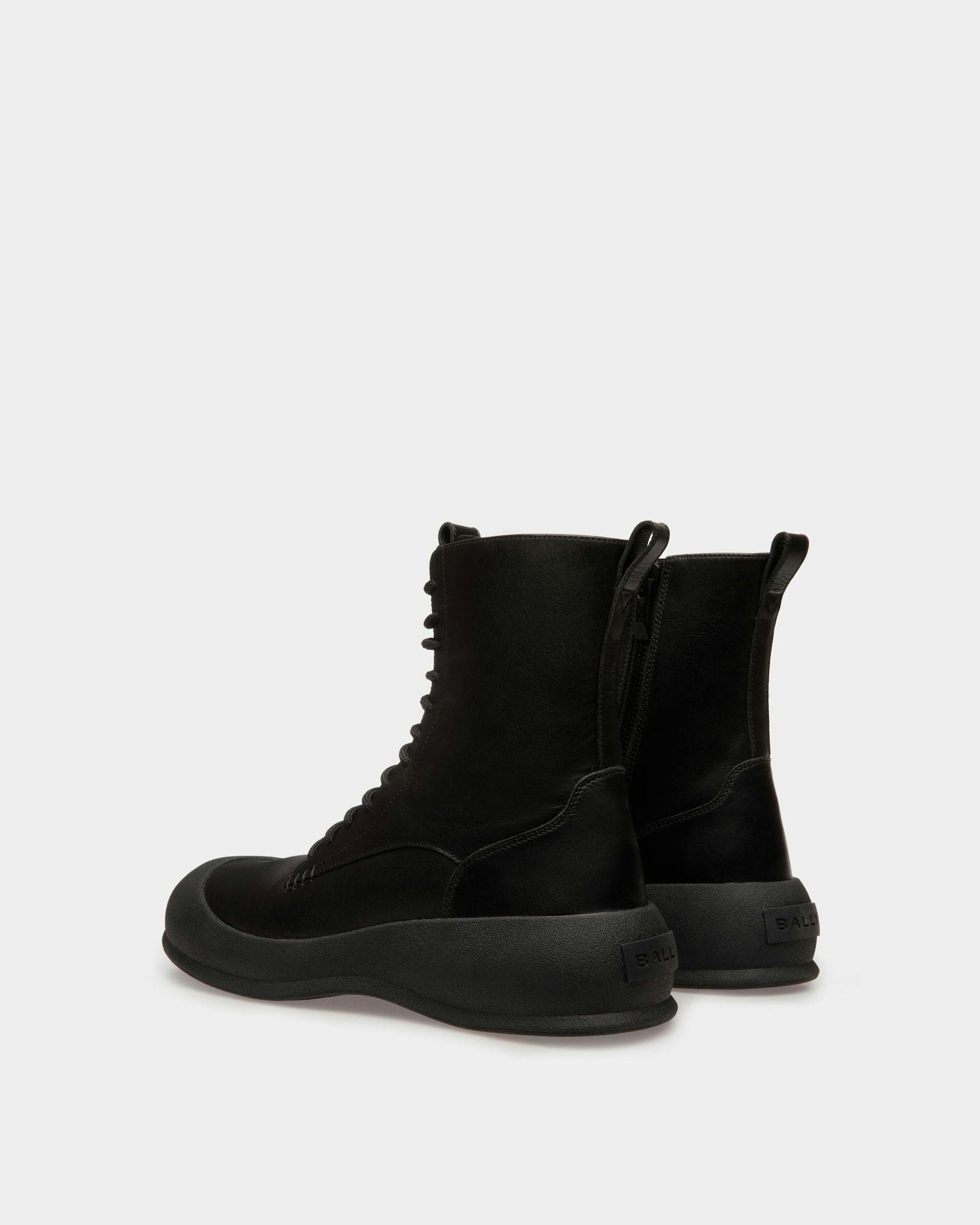 Frei Snow Boots In Black Leather - Men's - Bally - 03