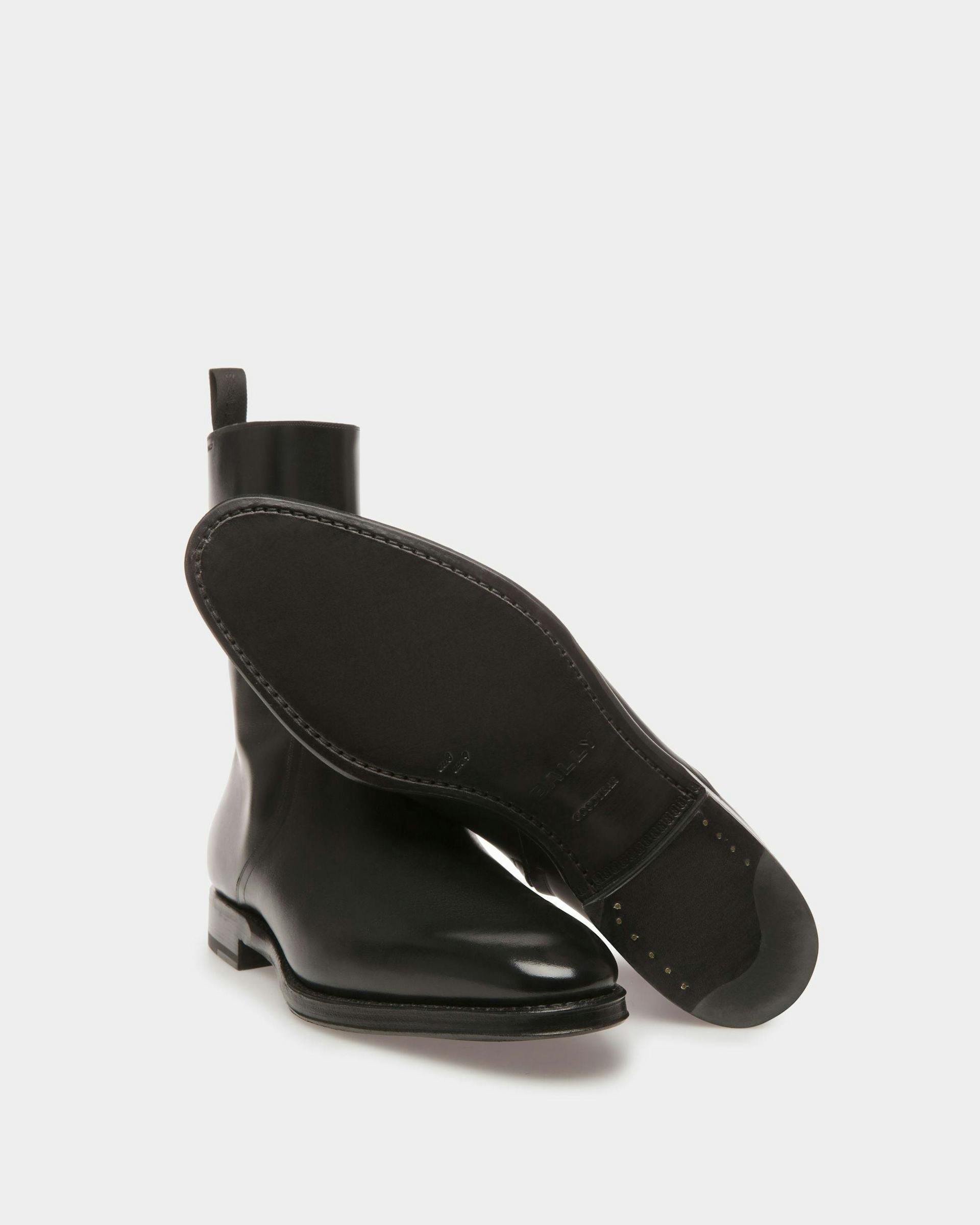 Scribe Booties In Black Leather - Men's - Bally - 04