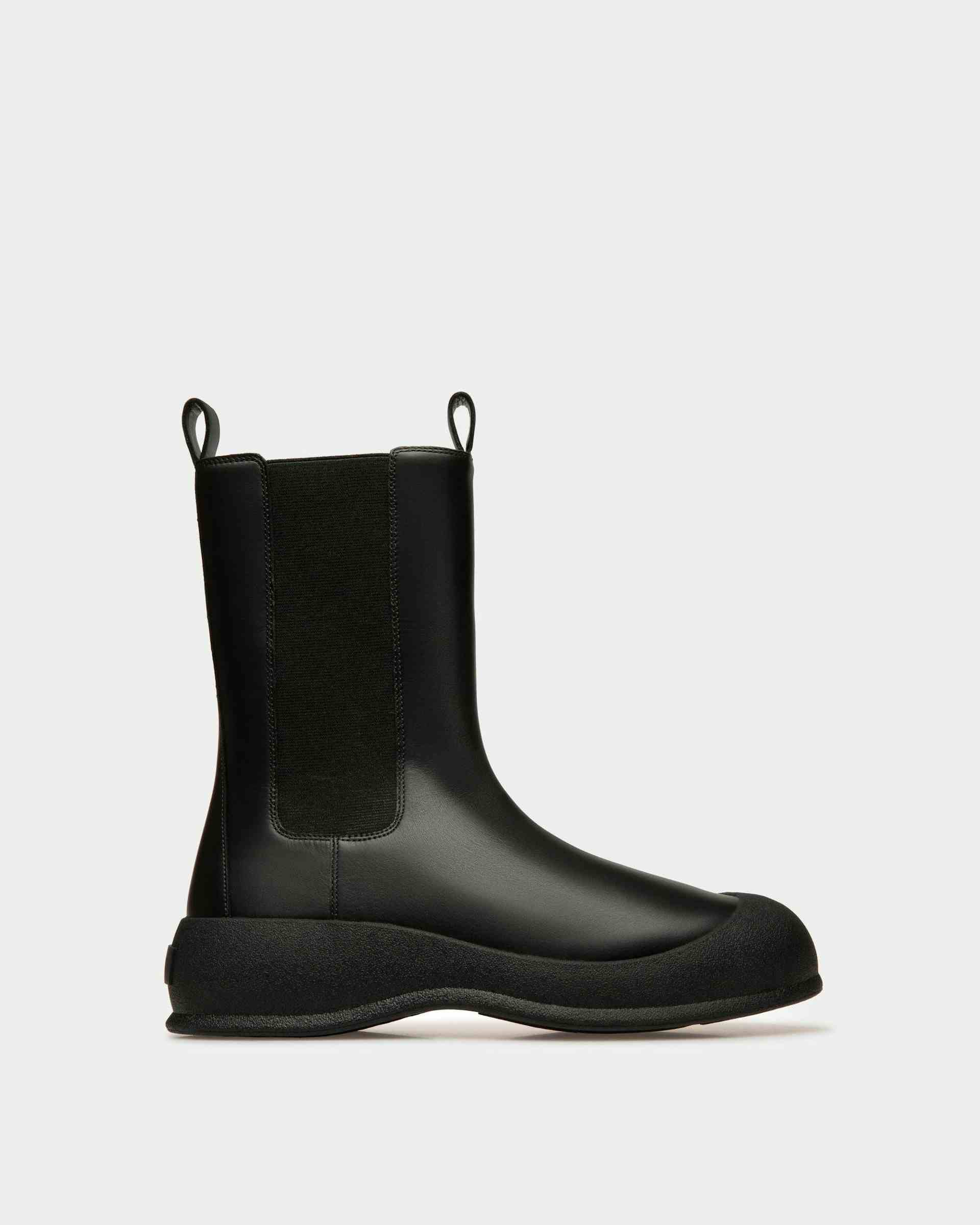 Frei Snow Boots In Black Leather - Men's - Bally