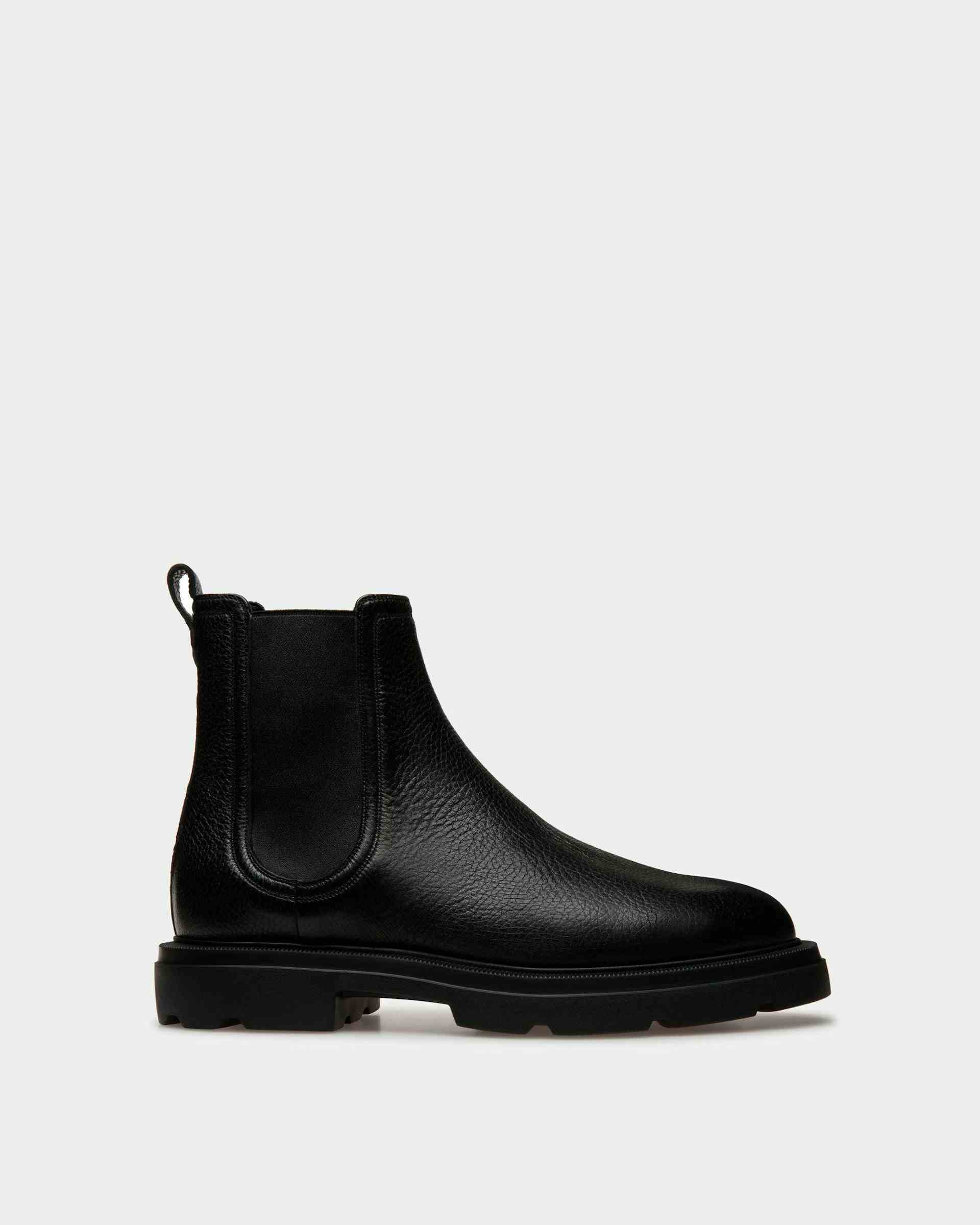 Zenor Men's Leather Boot In Black - Men's - Bally