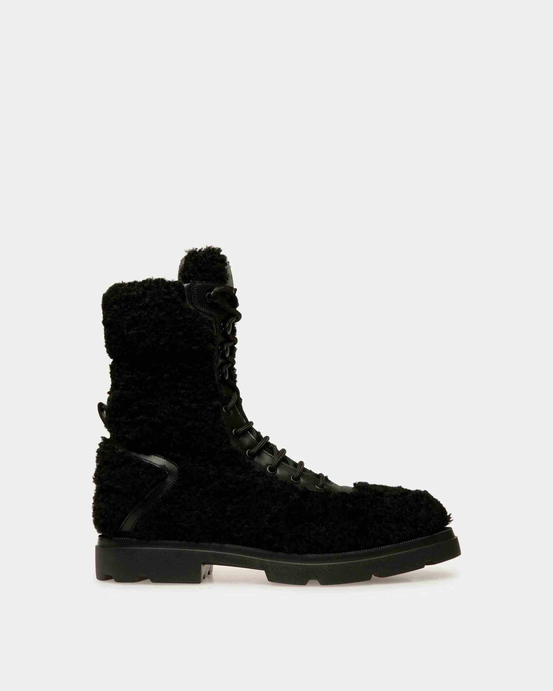 Enga Boots In Black Faux Fur - Men's - Bally
