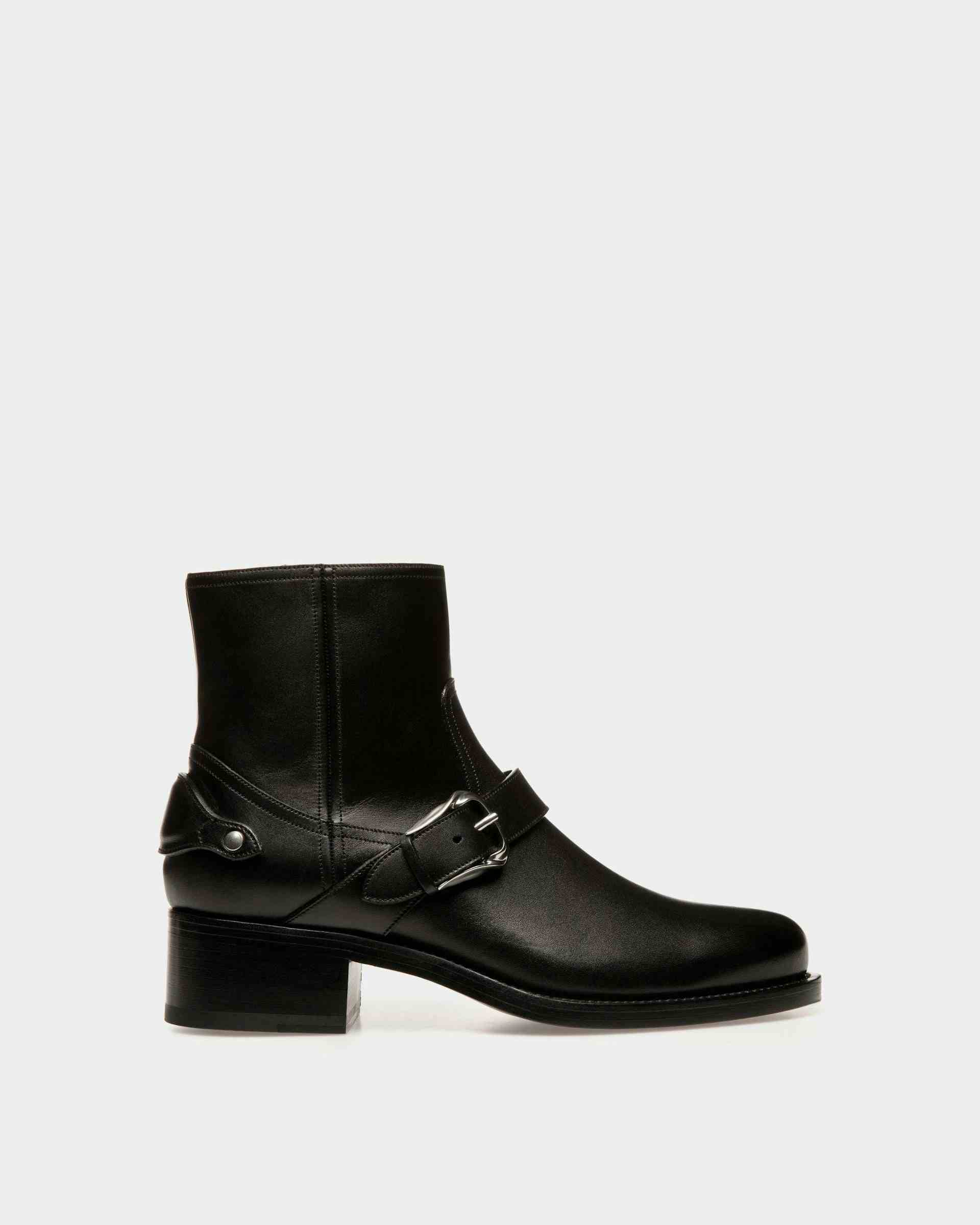 Arley Long Boots In Black Leather - Men's - Bally
