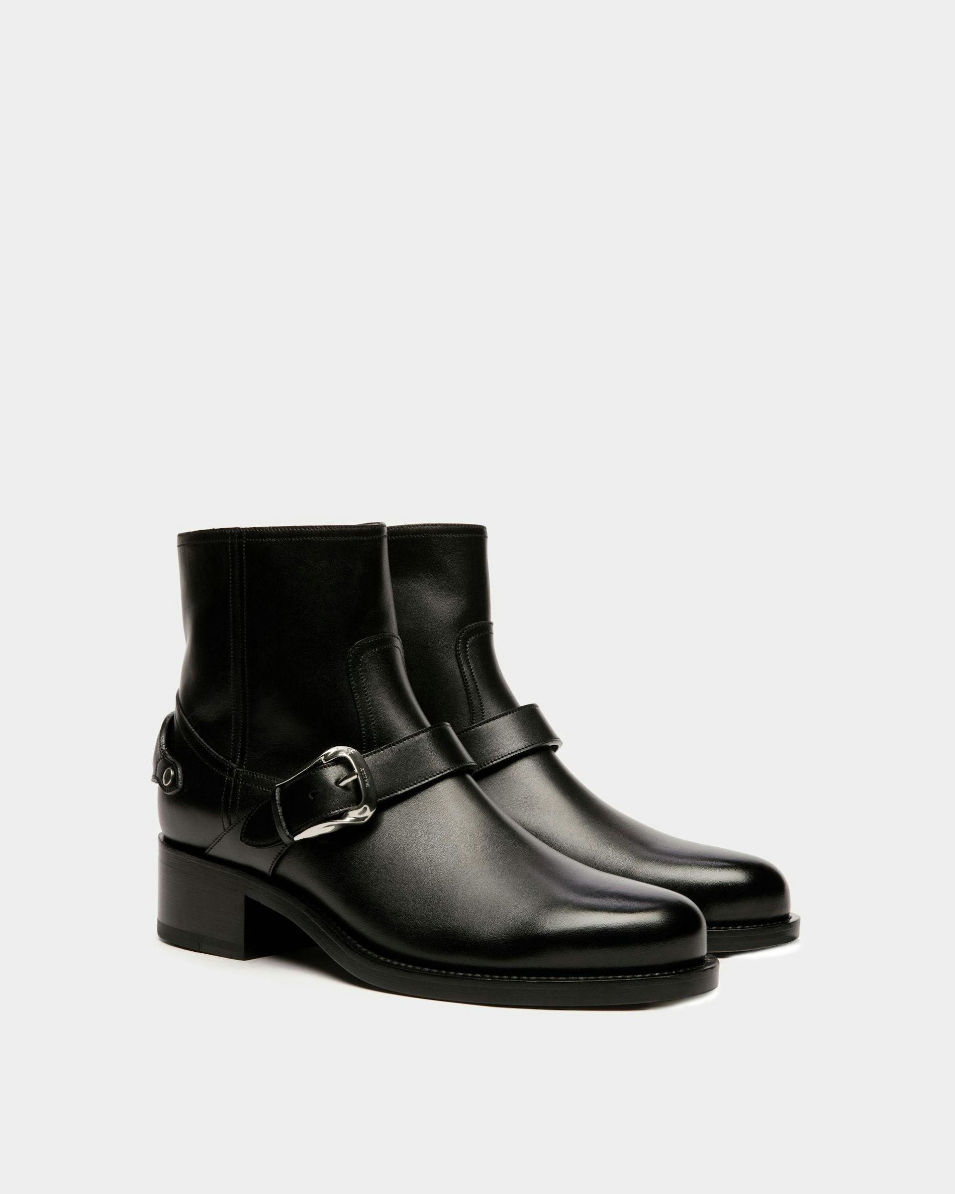 Arley Long Boots In Black Leather - Men's - Bally - 03