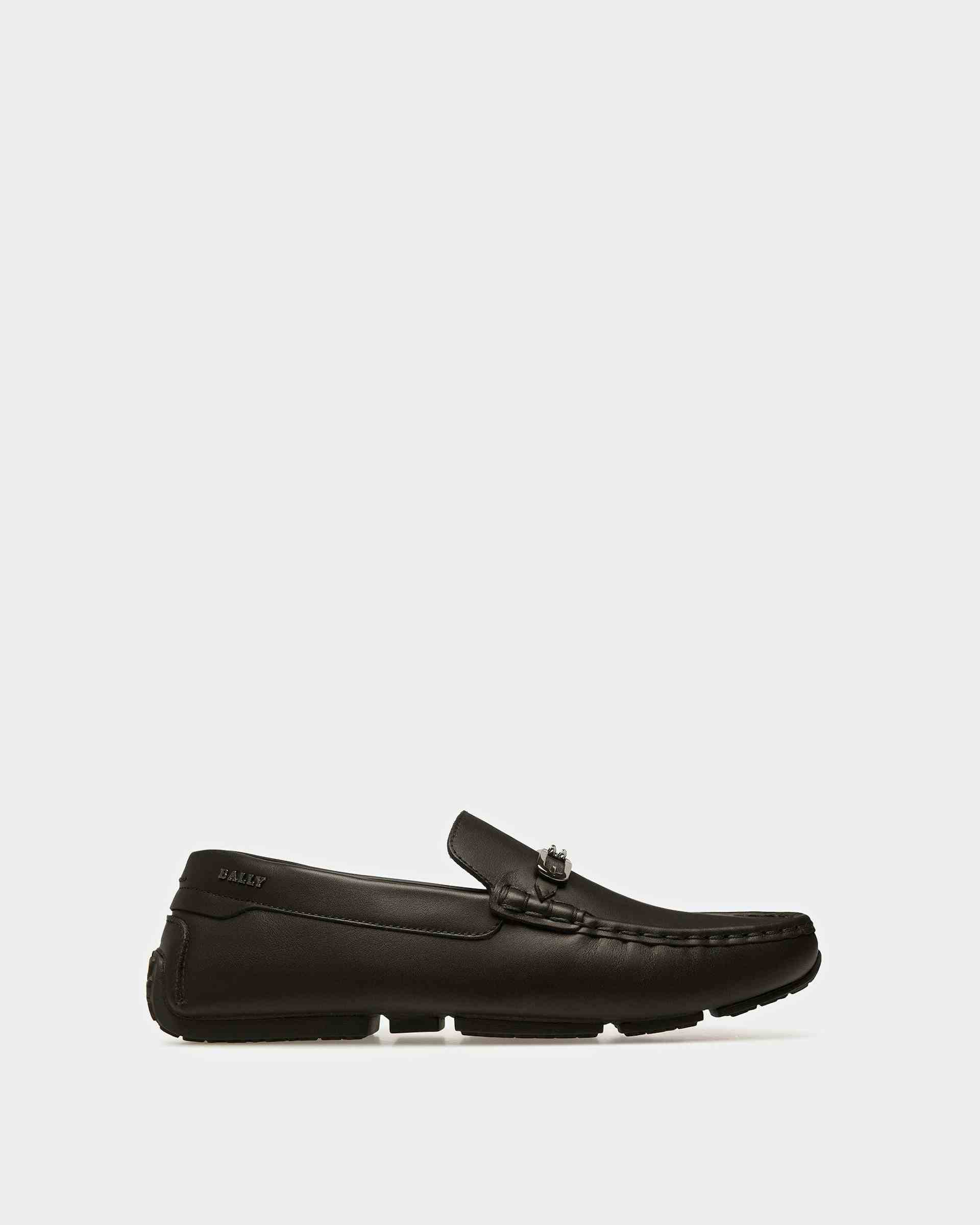 Pinter Leather Drivers In Black - Men's - Bally