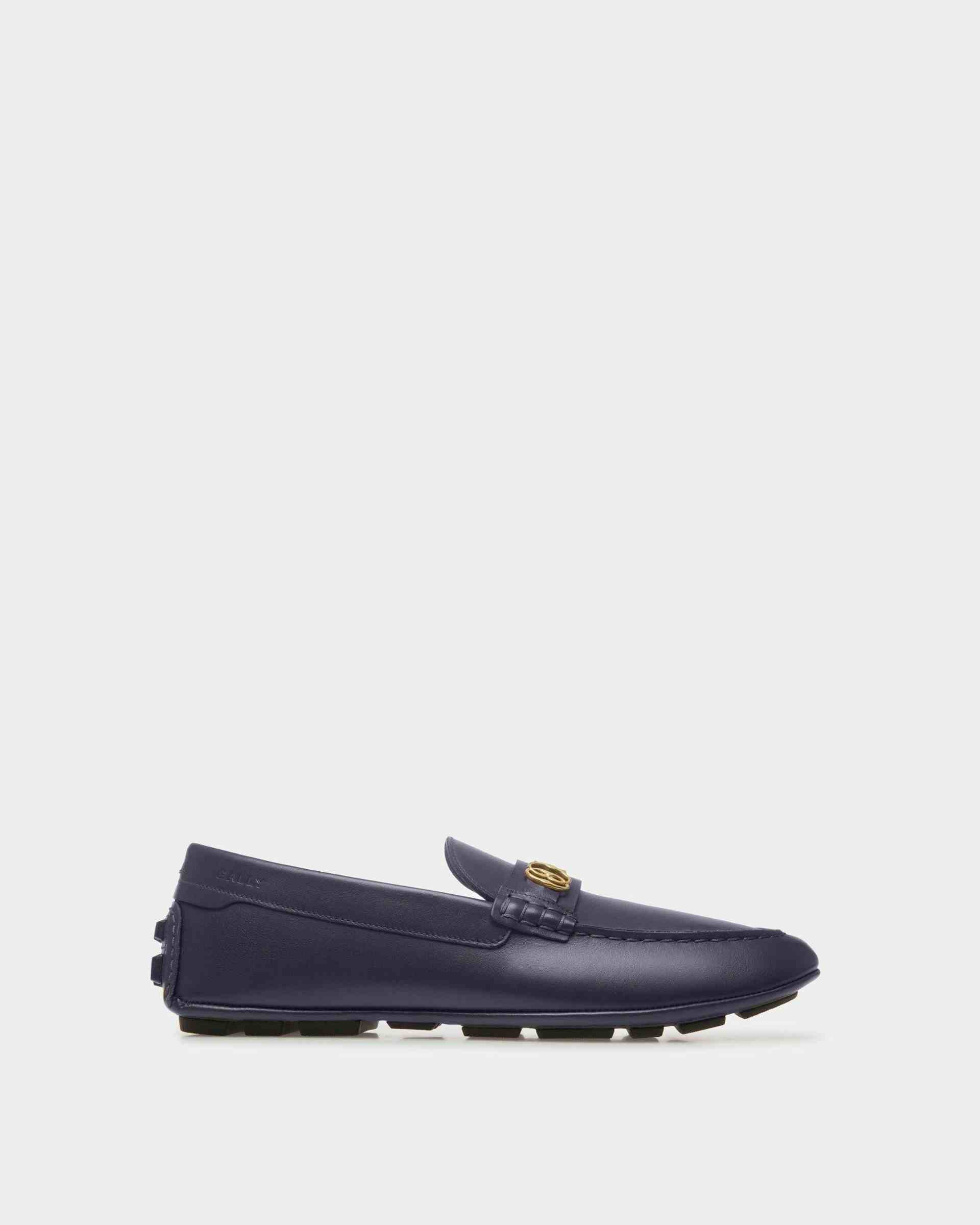 Kerbs Drivers In Midnight Leather - Men's - Bally