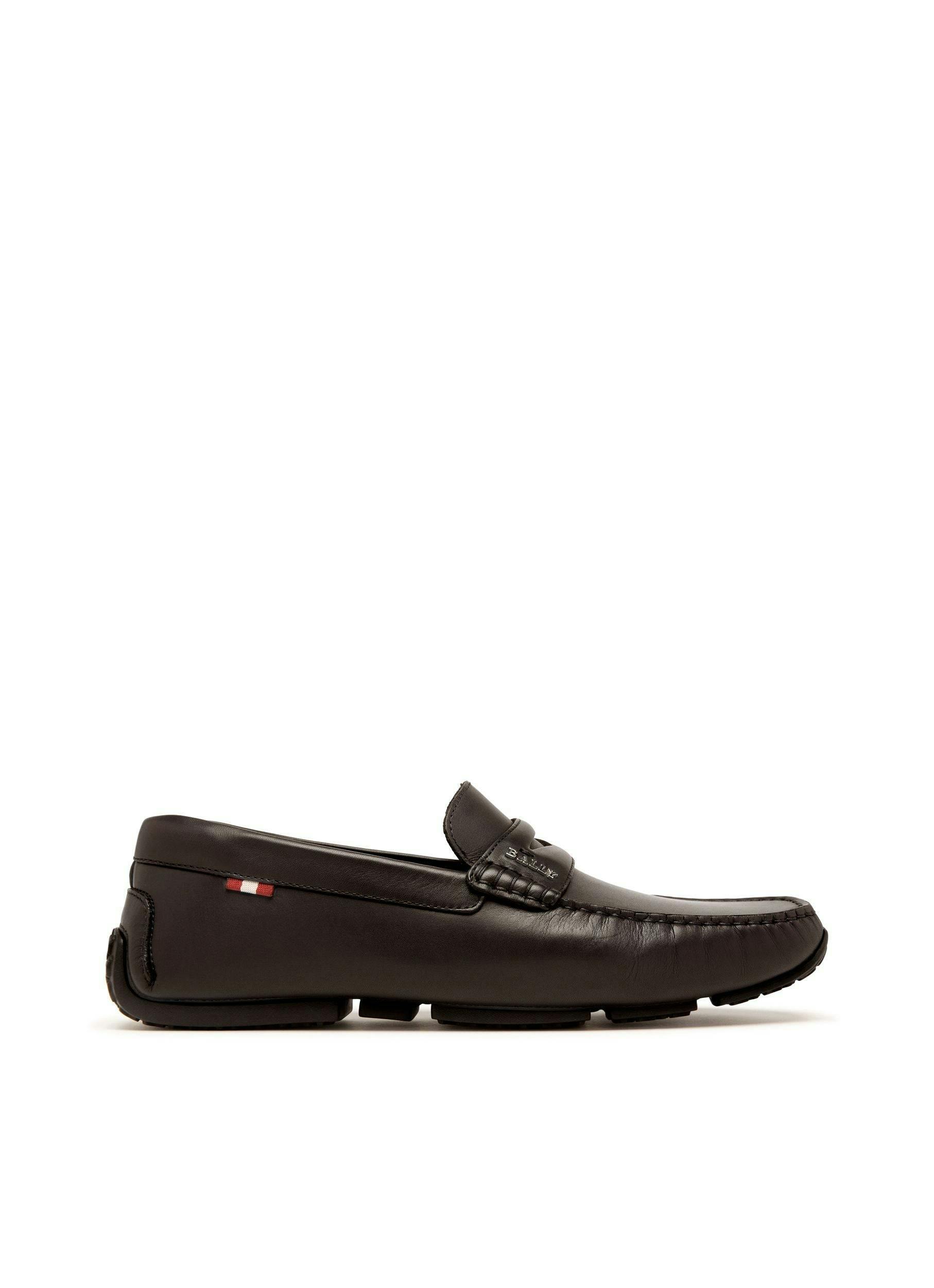 Pavel Drivers In Black Leather - Men's - Bally - 01