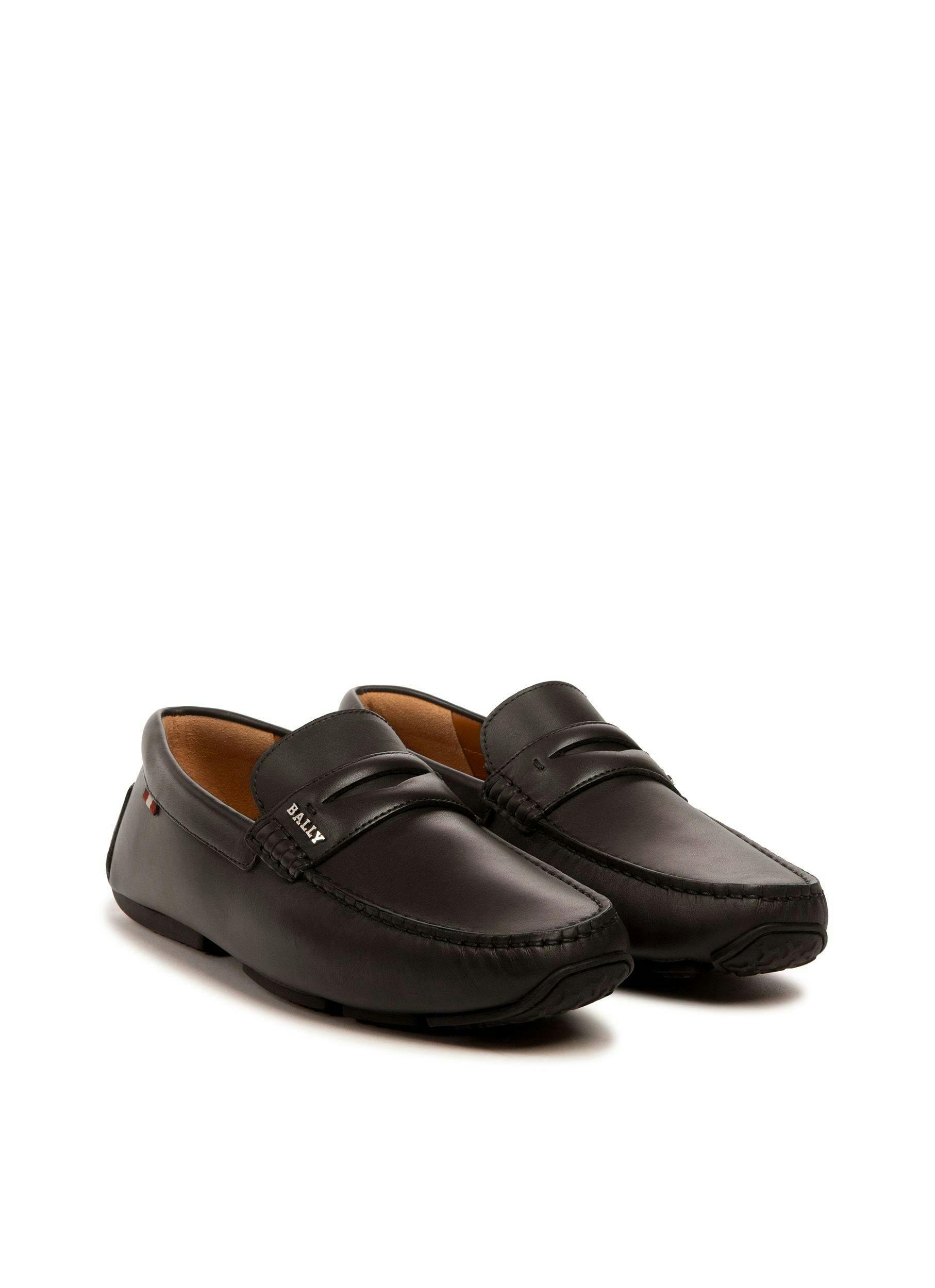 Pavel Drivers In Black Leather - Men's - Bally - 03