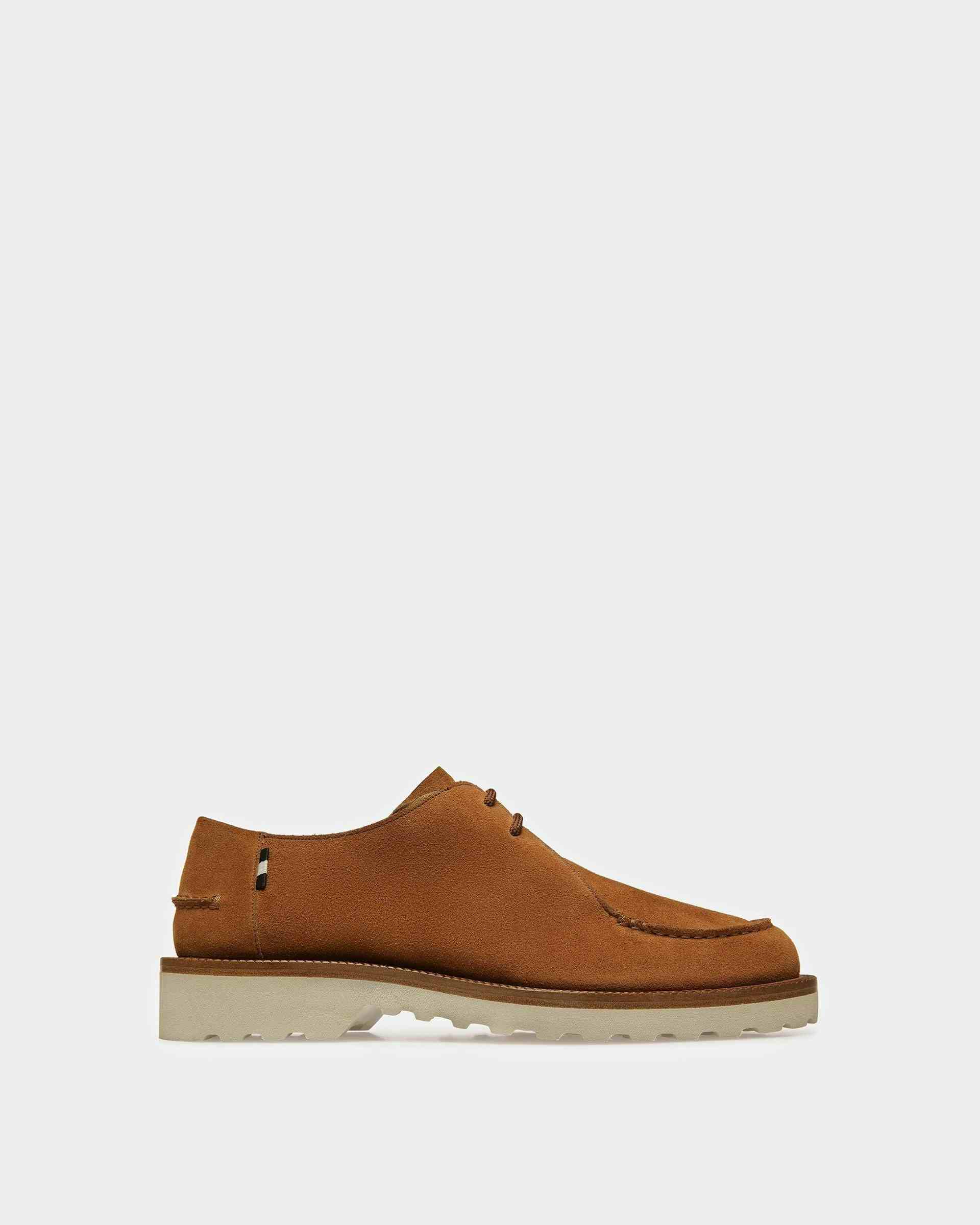 Norest Leather Derby Shoes In Brown - Men's - Bally