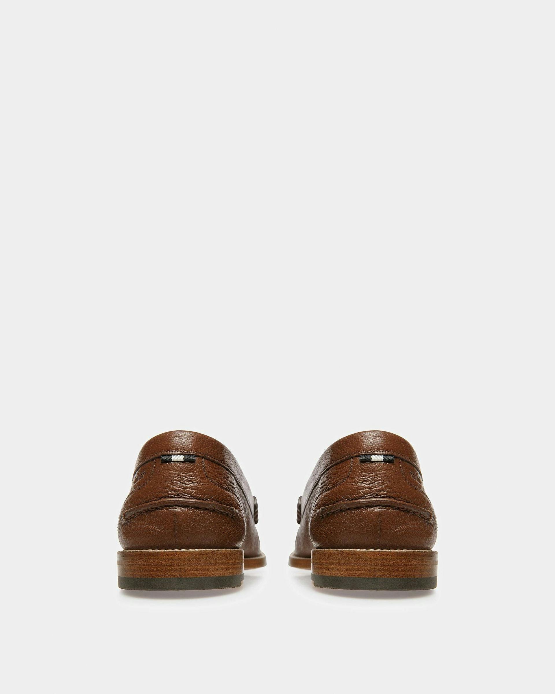 Ron Leather Moccasins In Brown - Men's - Bally - 04