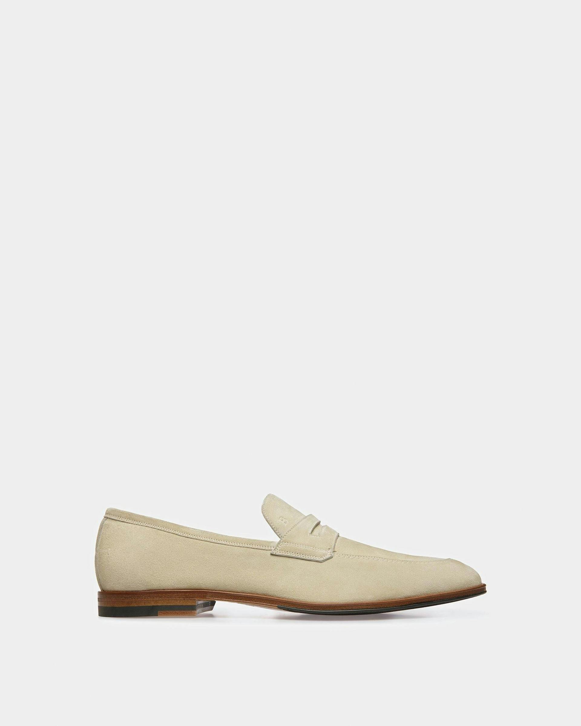 Webb Leather Loafers In Fossil - Men's - Bally - 01