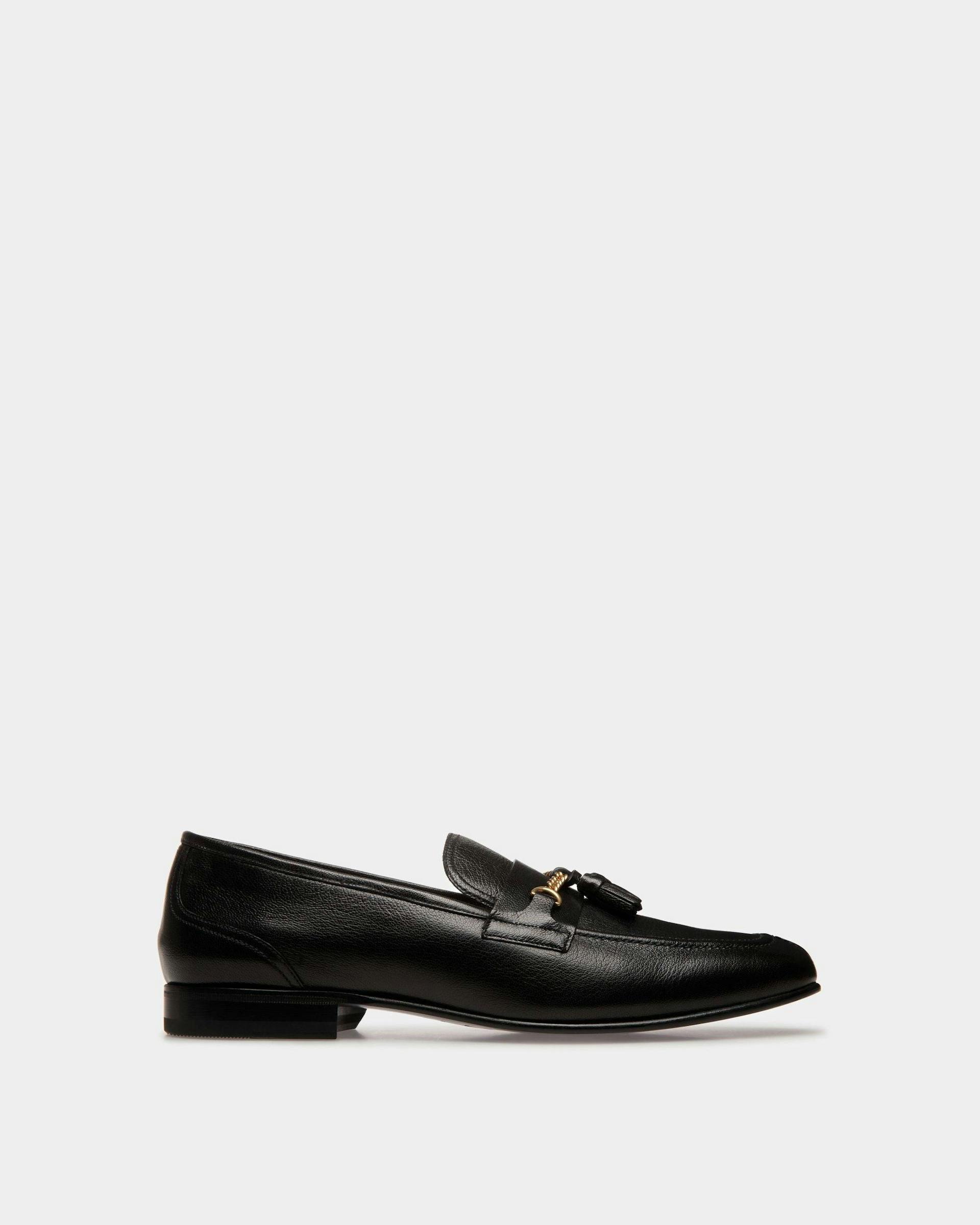 Suisse Loafers In Black Leather - Men's - Bally - 01