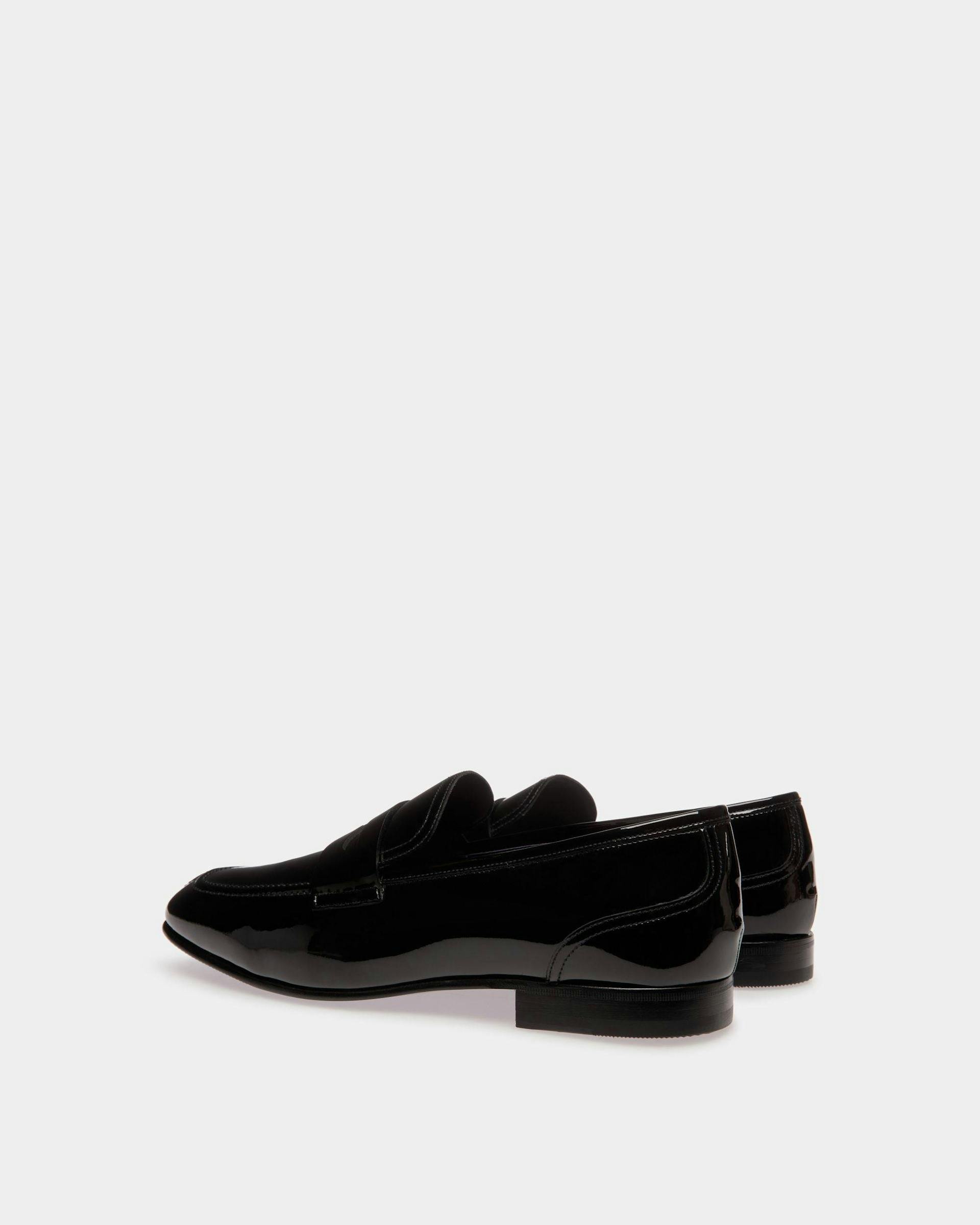 Suisse Loafer in Black Patent Leather - Men's - Bally - 03
