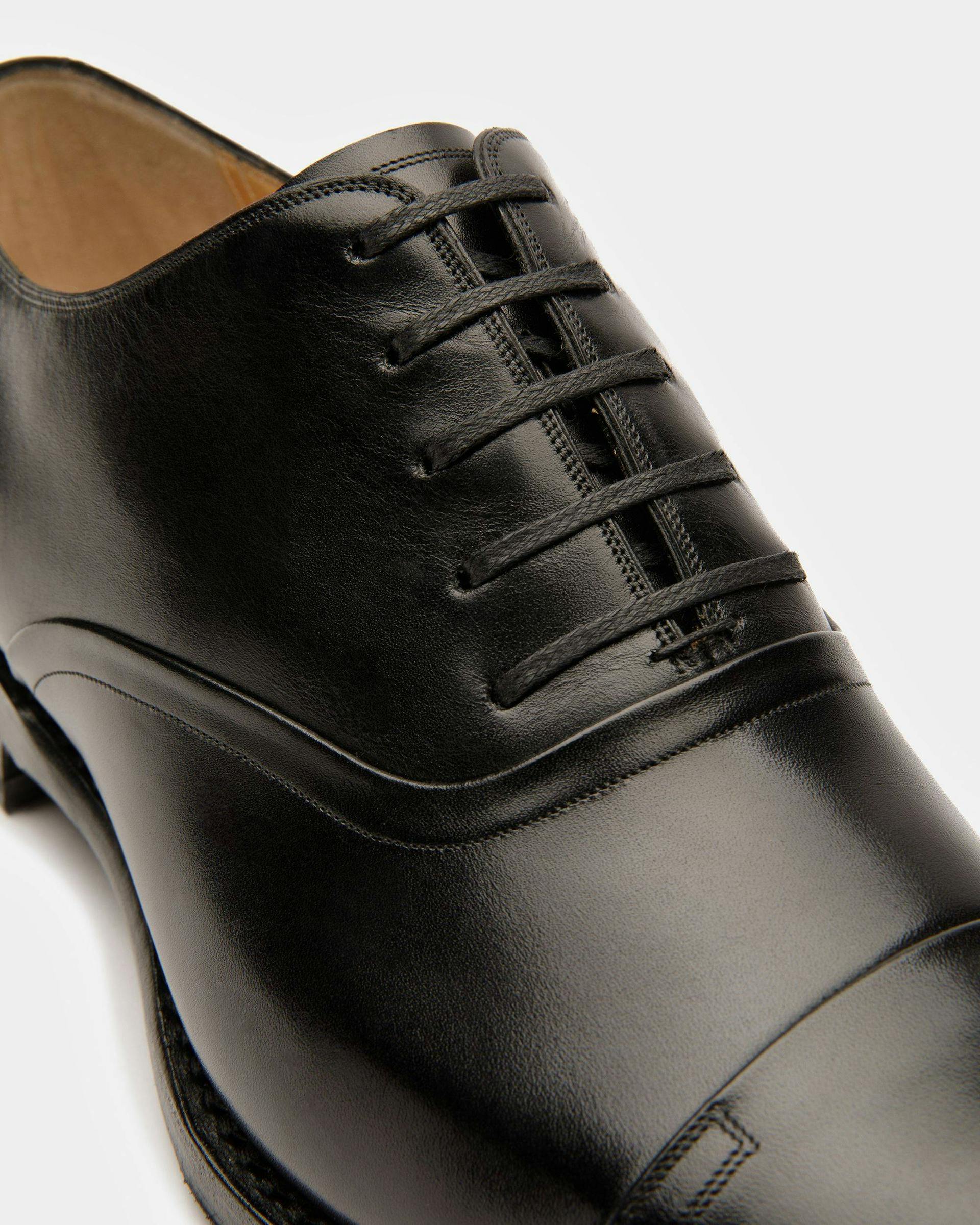 Scribe Oxford Shoes In Black Leather - Men's - Bally - 03