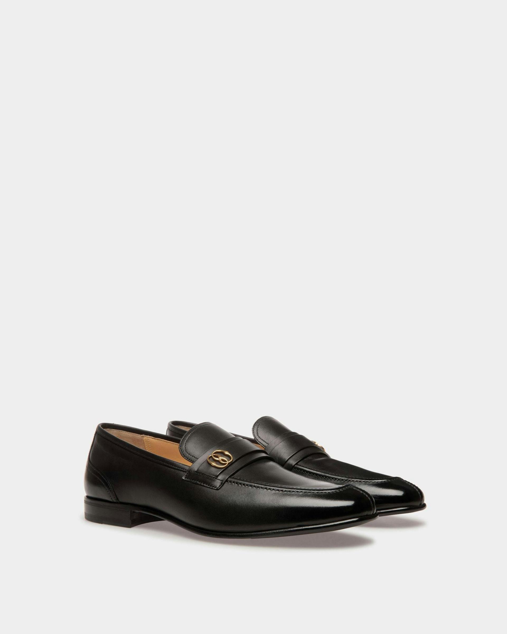 Suisse Loafers In Black Leather - Men's - Bally - 03