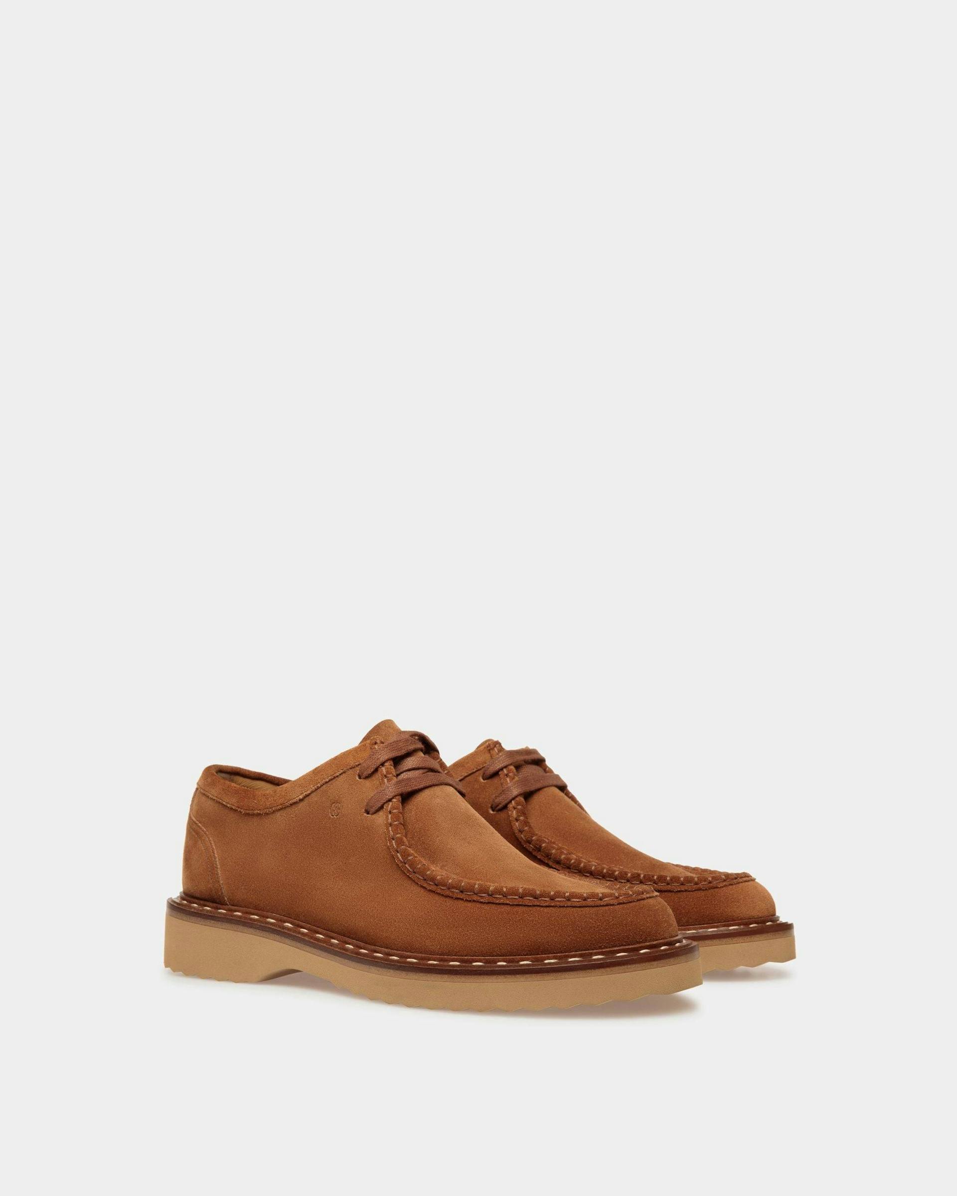 Neasden Derby Shoes In Light Brown Suede - Men's - Bally - 02