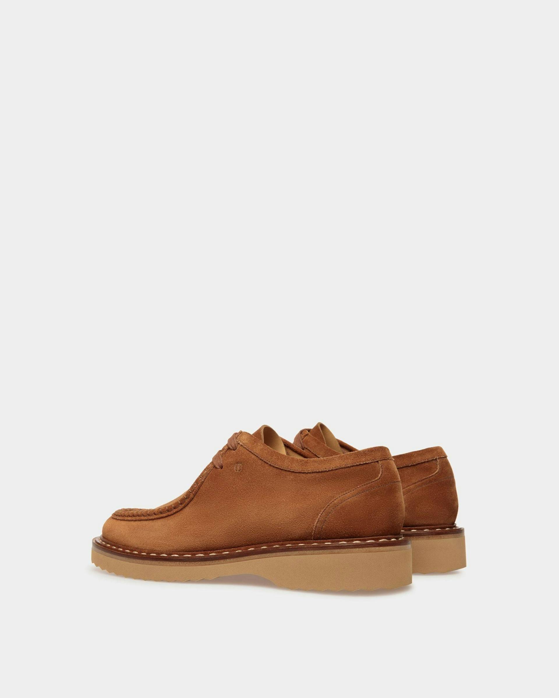 Neasden Derby Shoes In Light Brown Suede - Men's - Bally - 03