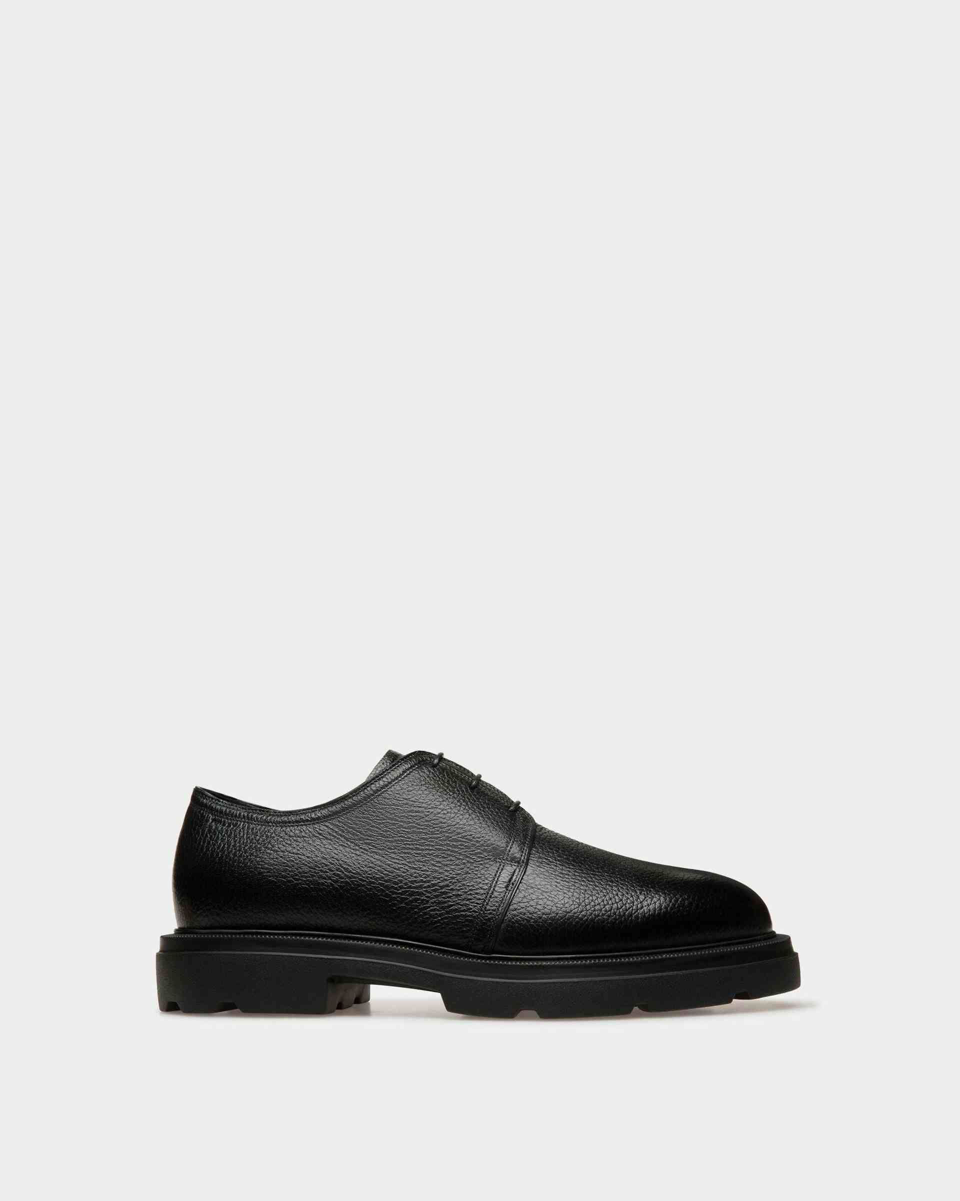Zurich Derby Shoes In Black Leather - Men's - Bally